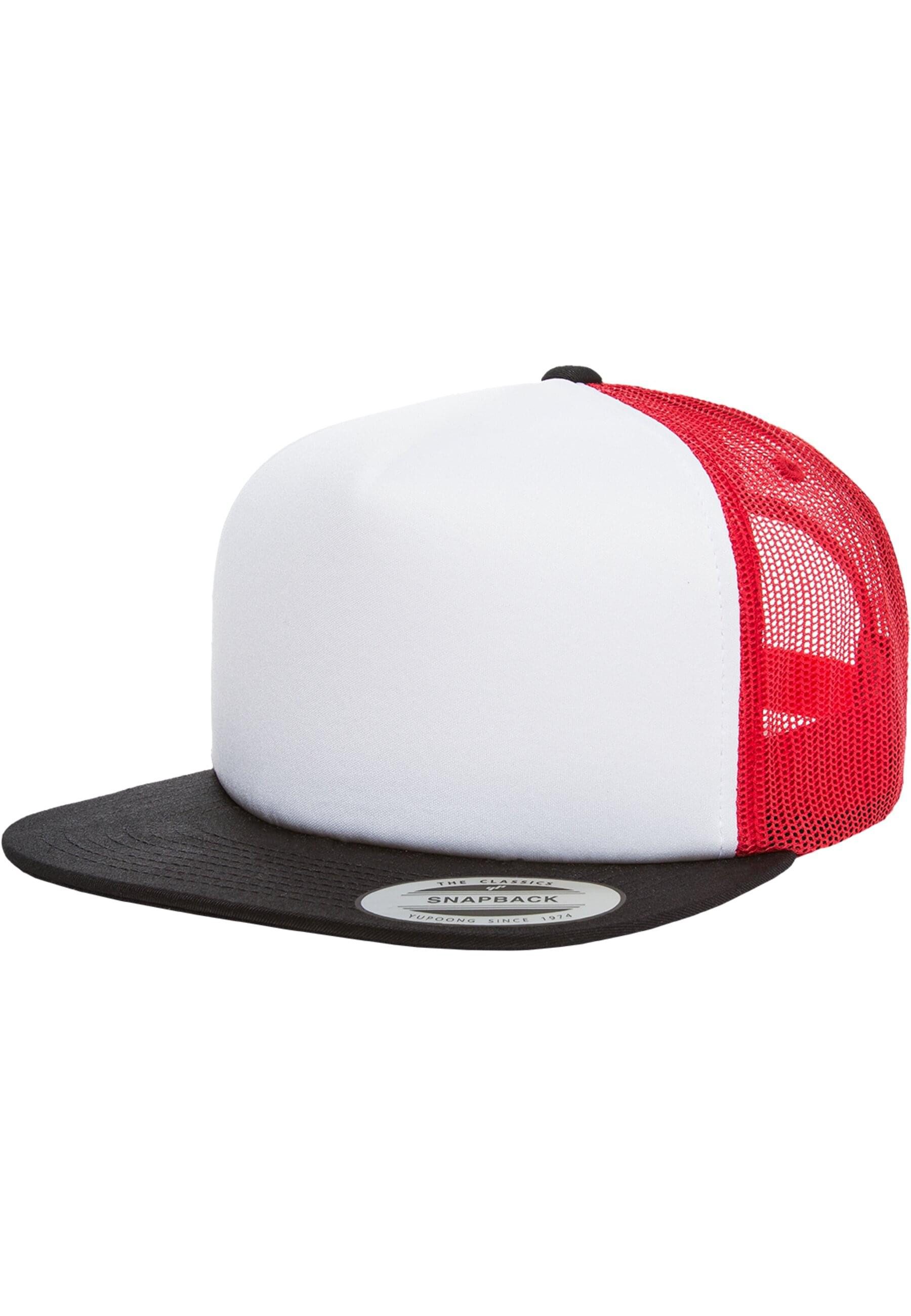 Flex Cap Flexfit Unisex Foam Trucker with White Front