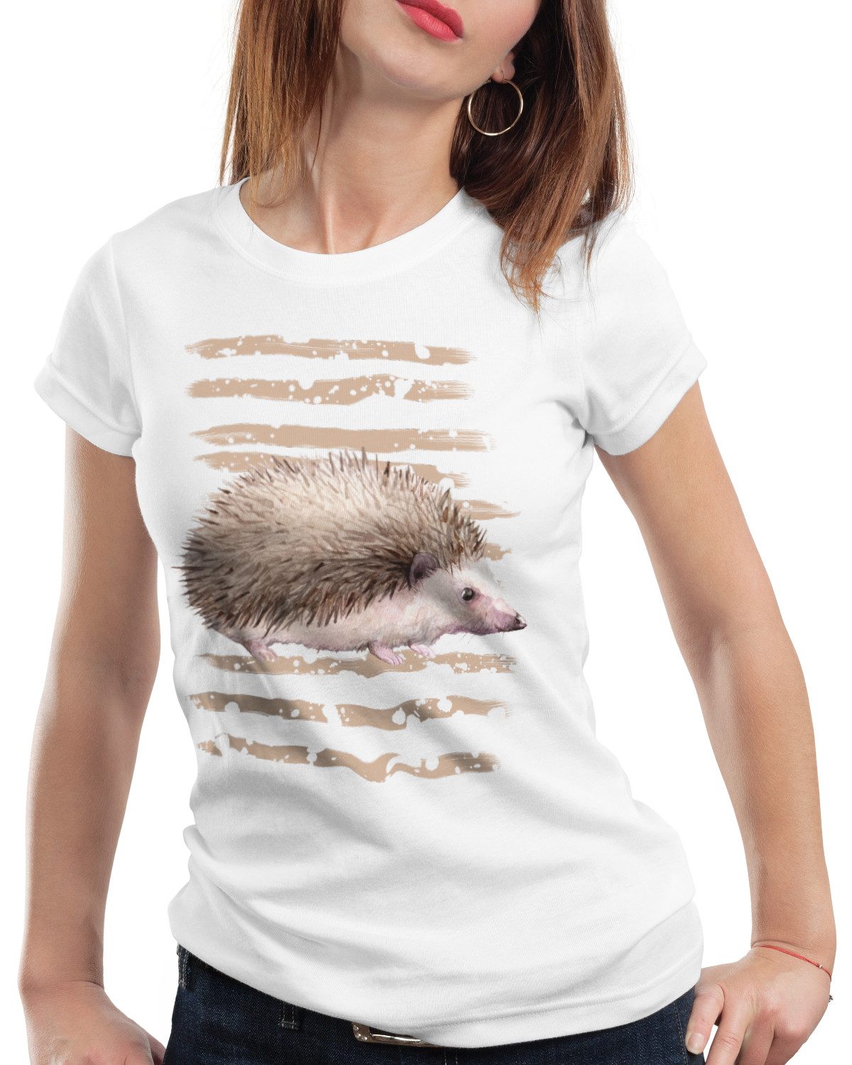style3 T-Shirt Igel wald wildnis forst günstig online kaufen