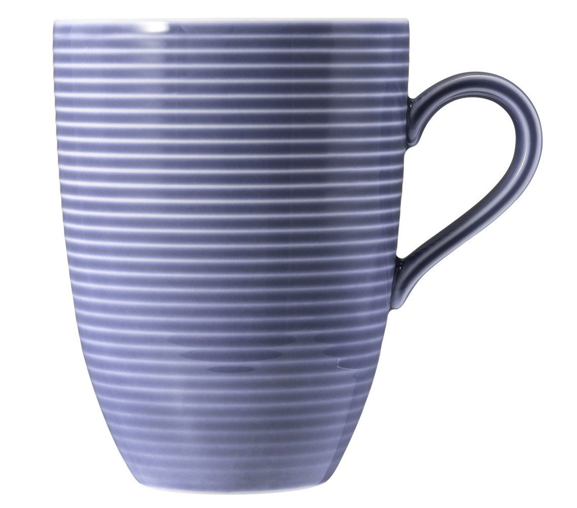 Seltmann Weiden Becher Seltmann Weiden Beat Fliederblau Becher mit Henkel 0,35l, Porzellan