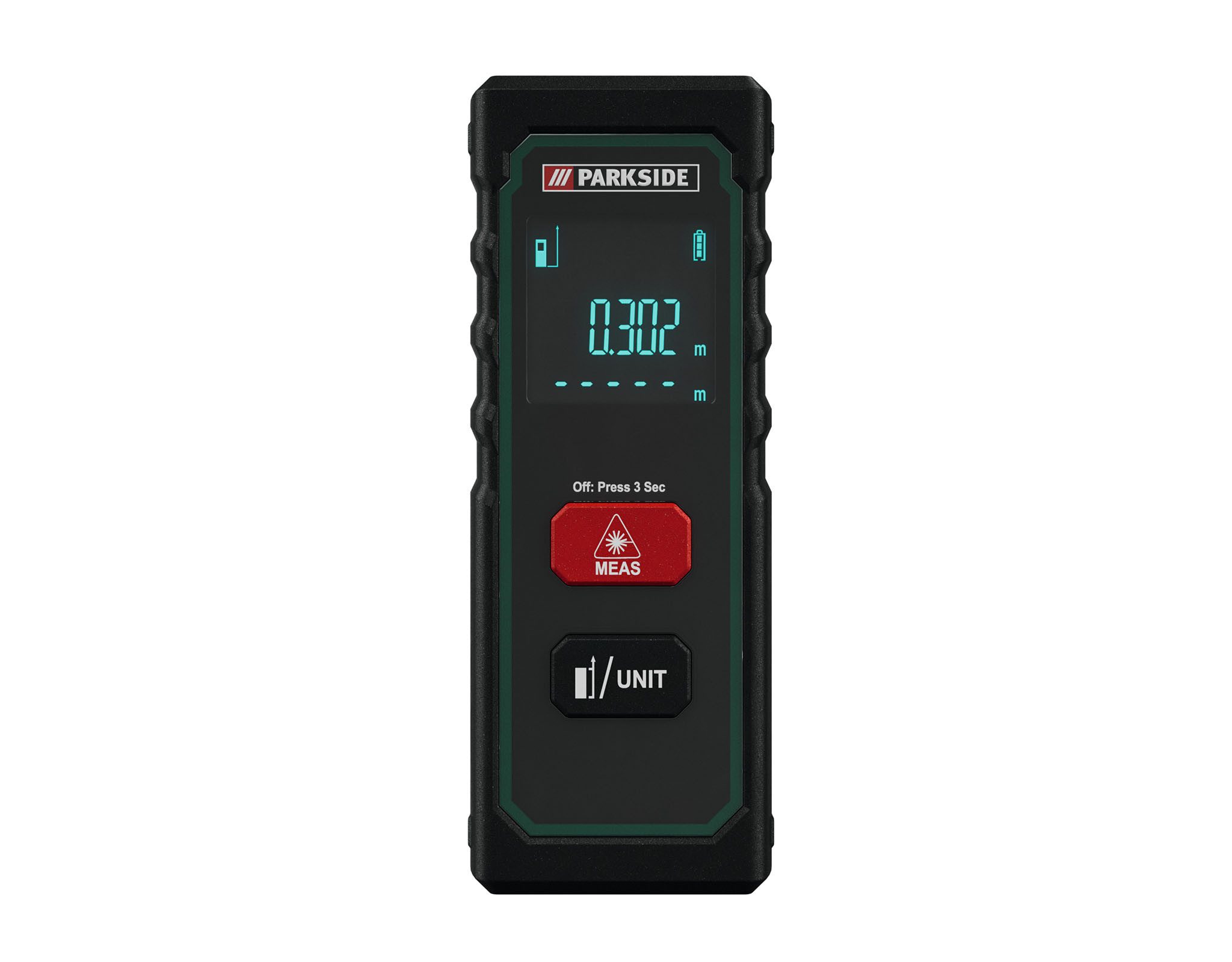 Parkside Lasermessgerät Laser-Entfernungsmesser 20 m PLEM 20 A4 Lasertechnologie LC Display