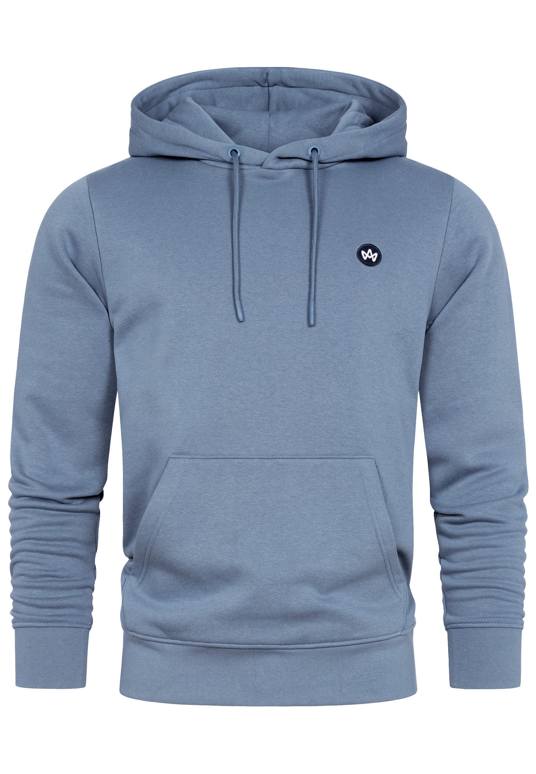Kronstadt Hoodie Herren KSLars Sweatshirt Kapuze Herrenhoodie (Sweatshirt) Hoodie mit dezentem Logoprint auf der Brust