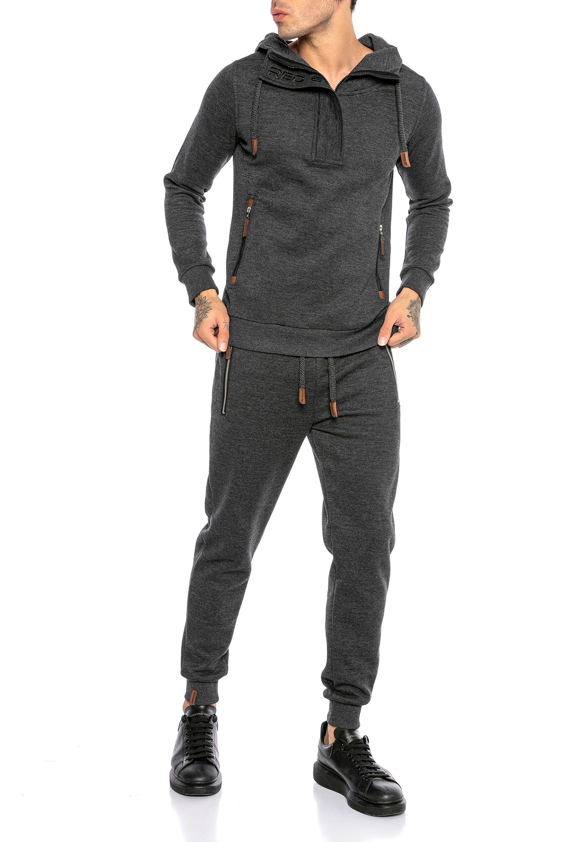 RedBridge Jogginganzug Red Bridge Herren Jogginganzug Sweat Suit Set Pullov günstig online kaufen