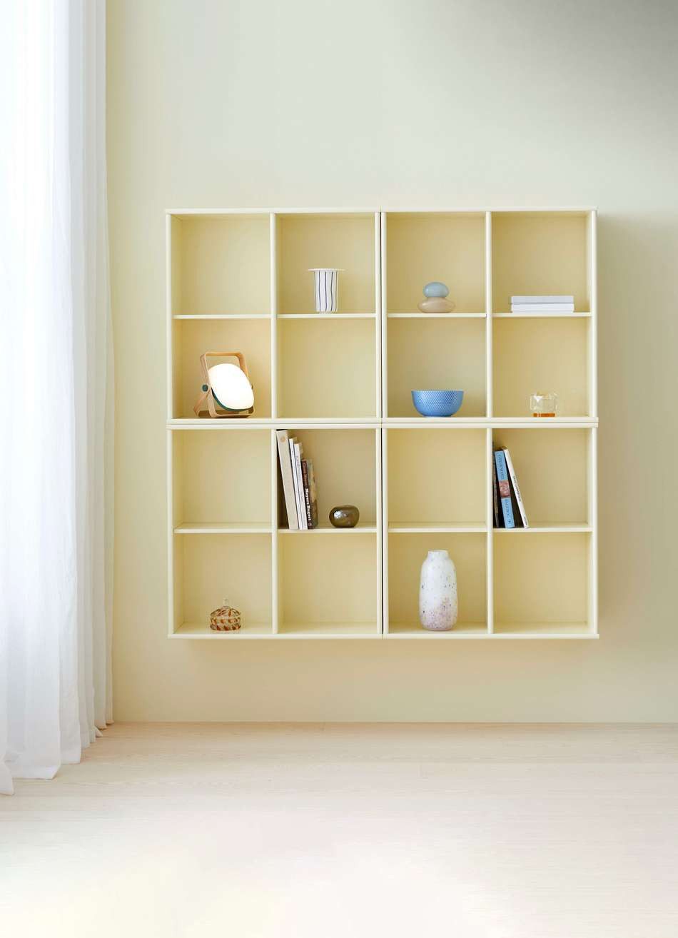 Hammel Furniture Sideboard Mistral, Hochwertig Hängeregal, Bücherregal, Wandregal, 4 Stück., Verstellbar Einlegeböden, T:27 cm, anpassungsbar Designmöbel