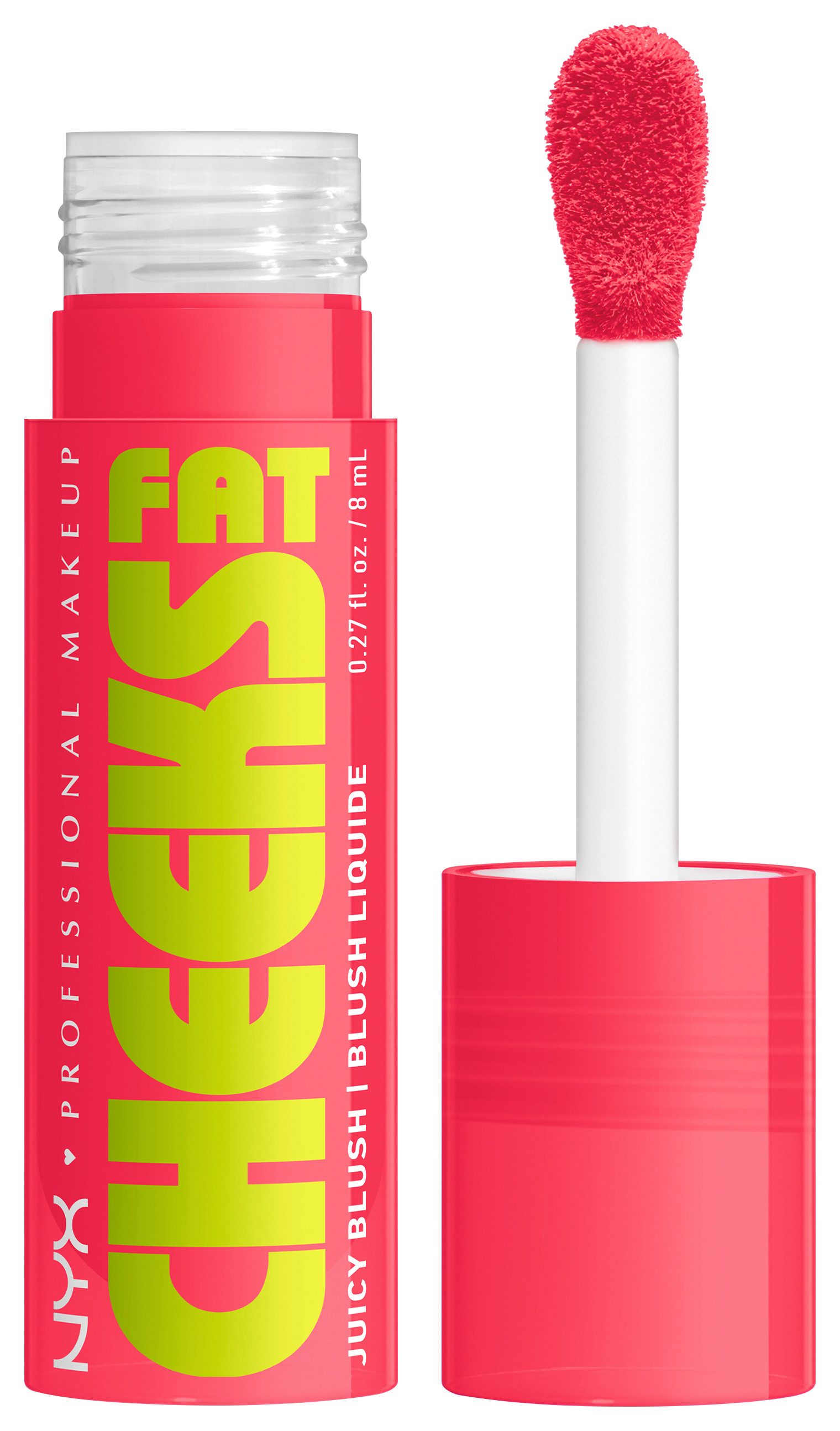 NYX PROFESSIONAL MAKEUP Rouge FAT CHEEKS JUICY BLUSH, verleiht deinen Wangen eine strahlende und intensive Farbe