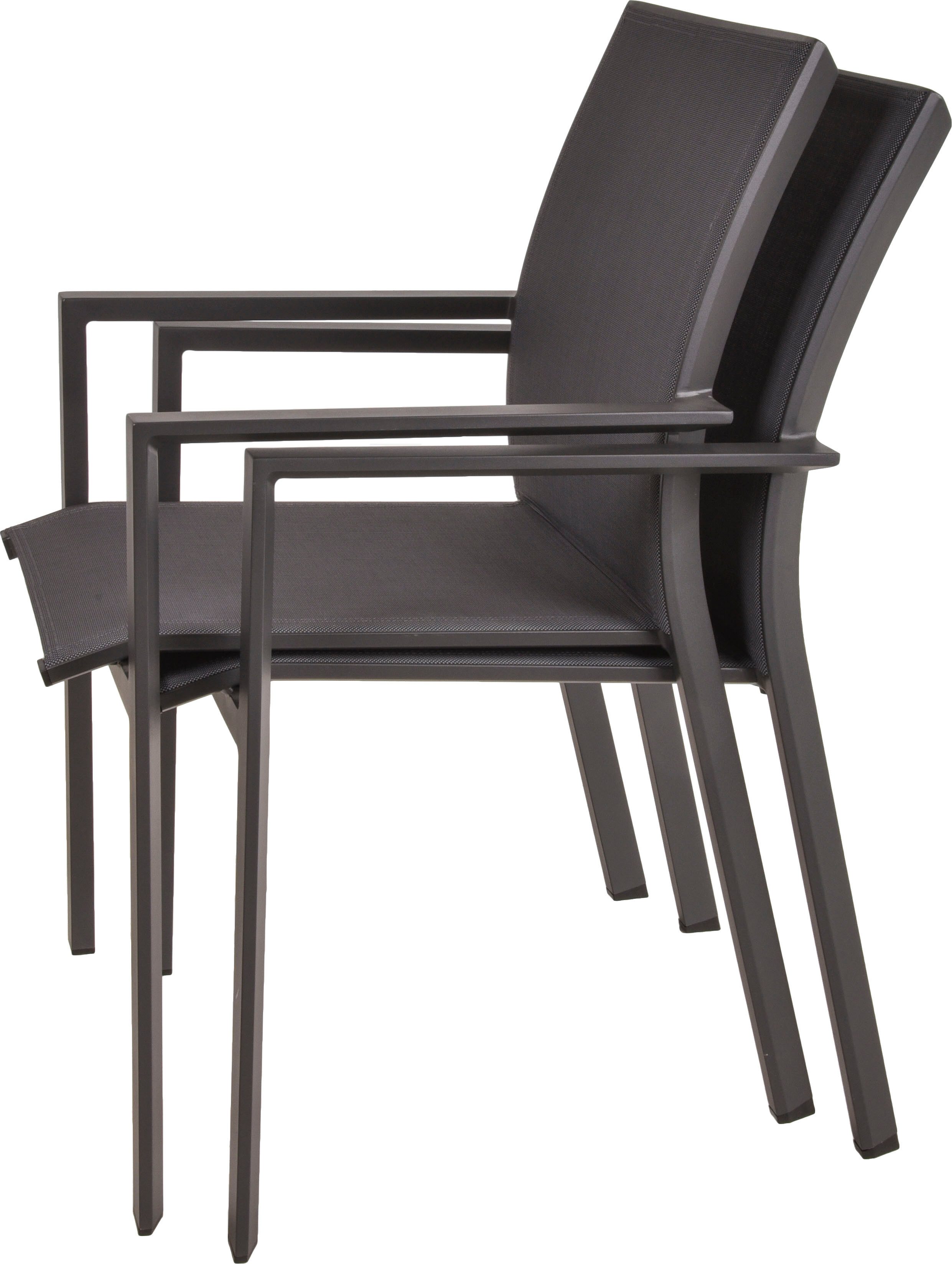 Garden Pleasure Stapelstuhl RANA, 2er Set (Set, 2 St), stapelbar