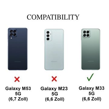 CoverKingz Handyhülle Hülle für Samsung Galaxy M33 5G Handyhülle Silikon Cover Case Bumper