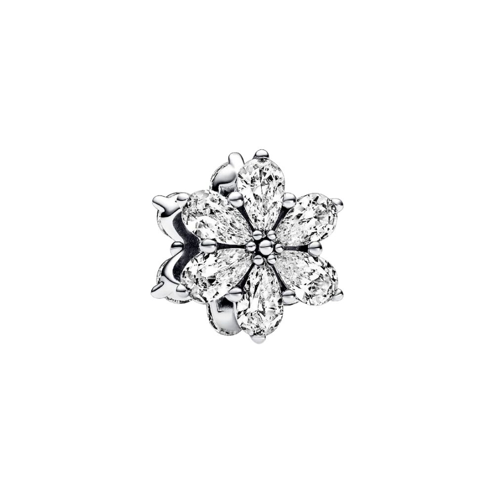 Pandora Charm Blume 792623C01*, Zirkonia, Blume, Herbarium