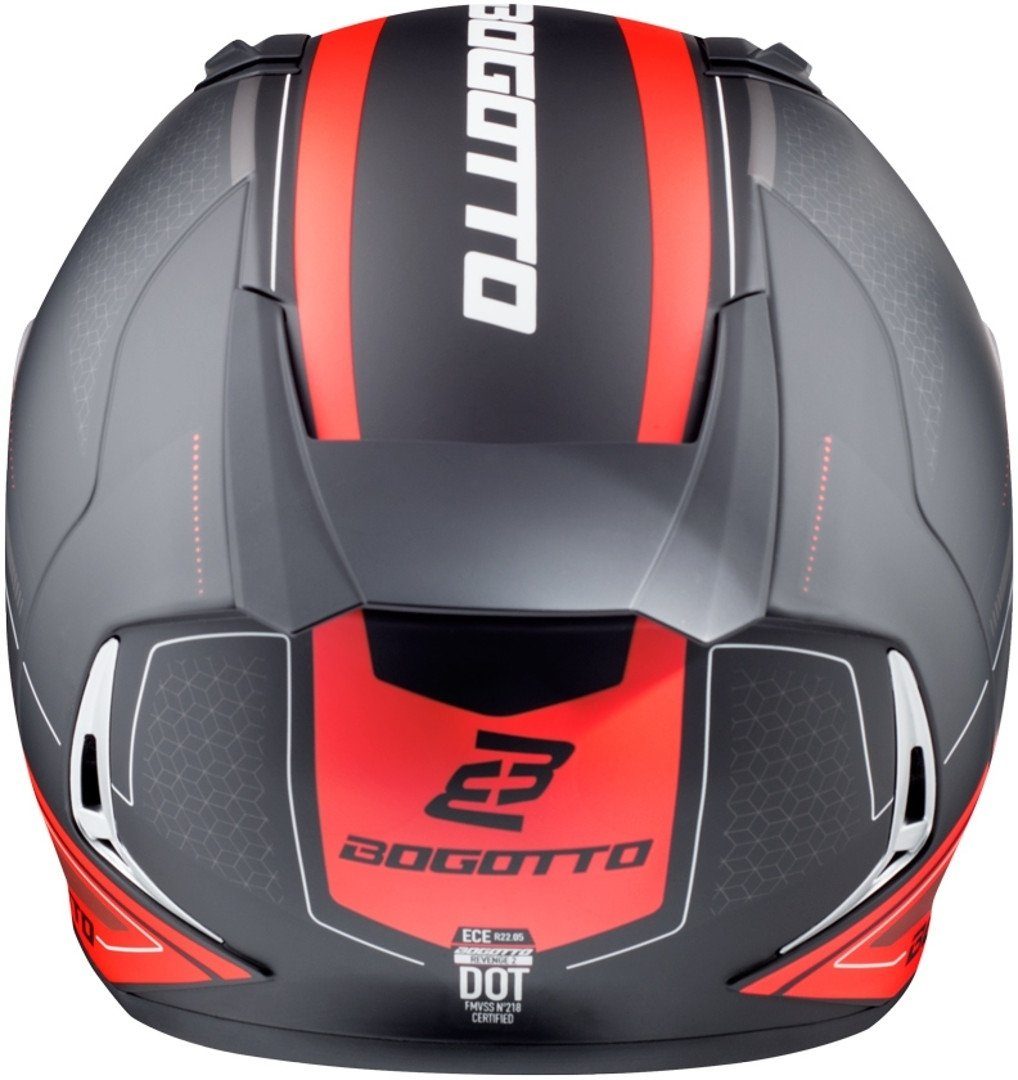 Bogotto Motorradhelm FF110 Cinder Helm, reflektierende, Pinlock, Schnellwechselvisier, Ratschenverschluss