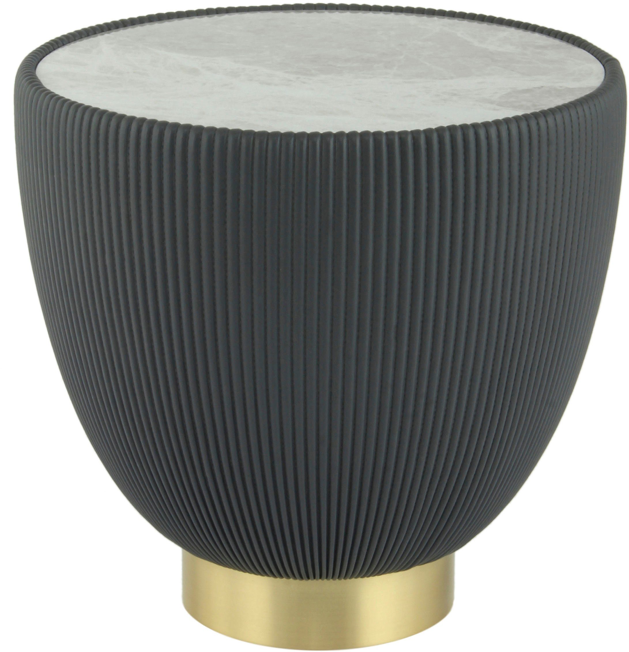 Kayoom Beistelltisch Jokai 125, praktische Ablagefläche, robust, Eisengestell (1-St), dekorativ, stilvoll, robust, gesinterte Steinplatte