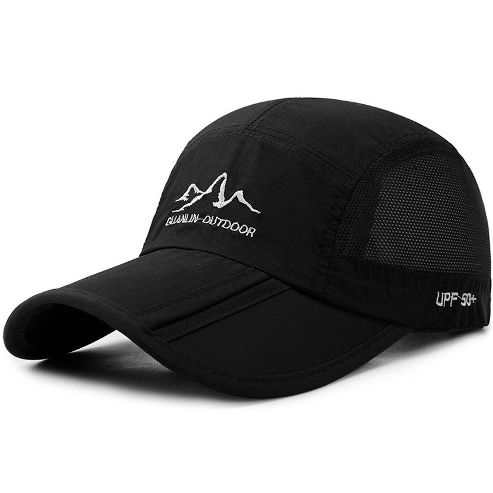 Zaewry Baseball Cap Unisex Baseballkappe Folding Outdoor Hat UPF 50+ Sun Protection Mesh Sport Hat