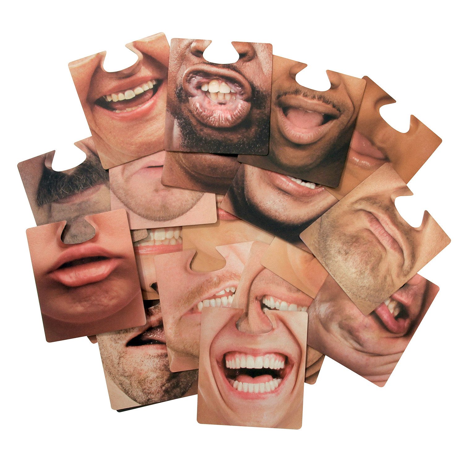 Paladone Kostüm Untersetzer Party Face Mats 20-iger Set