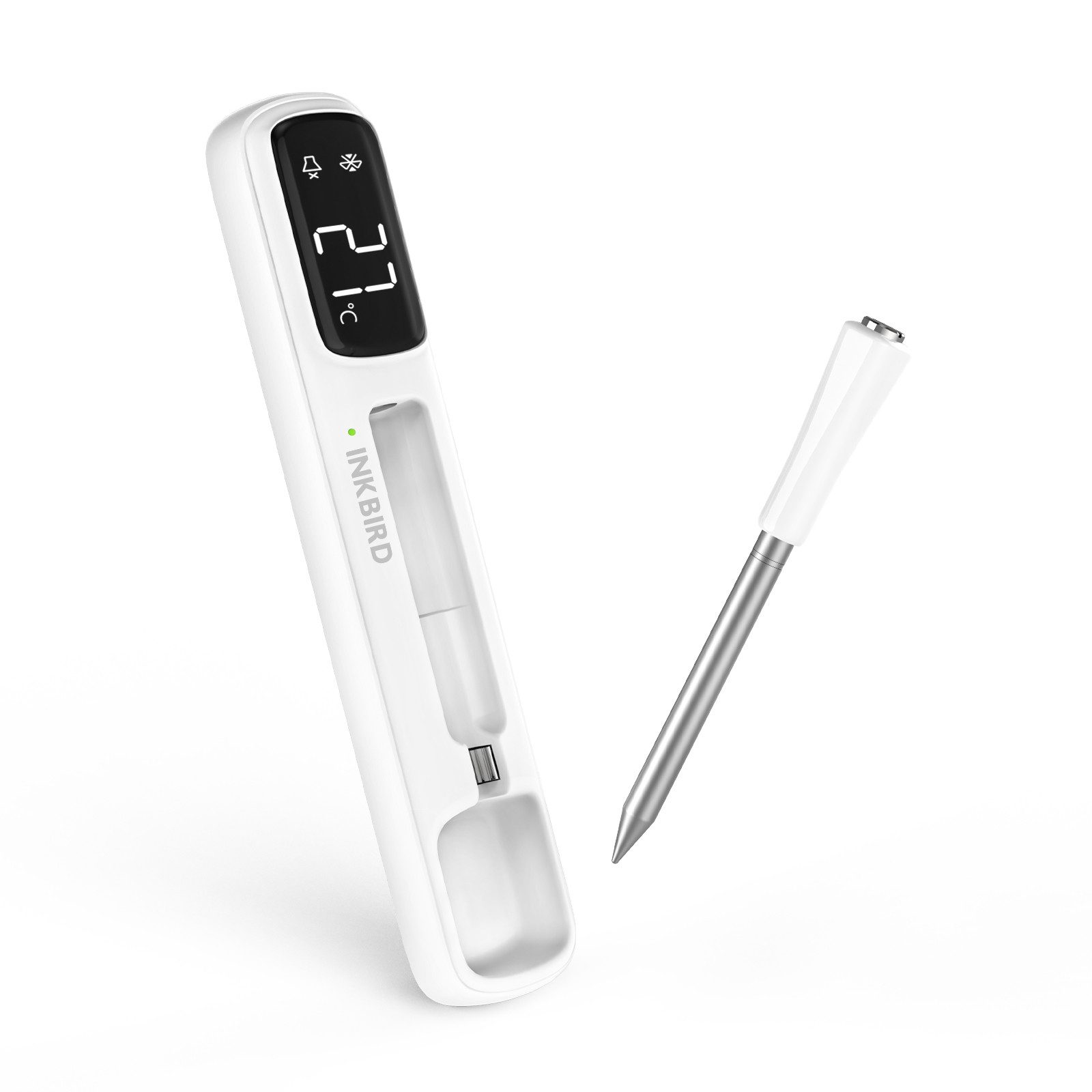 INKBIRD Grillthermometer Bluetooth Mini Funk-Fleischthermometer, IP67 wasserdicht, BBQ-Thermometer mit °C/°F Umschaltung