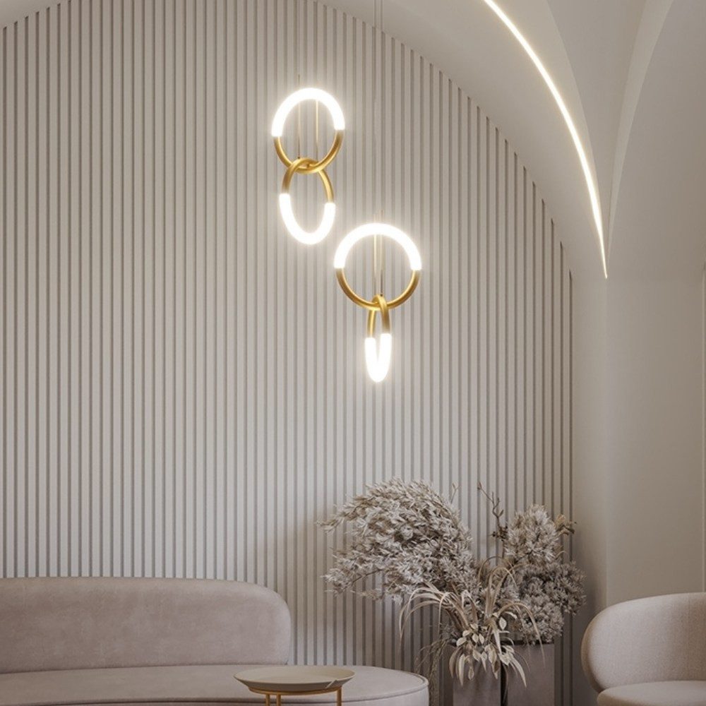 Maytoni Pendelleuchte LED Pendelleuchte Node in Schwarz und Weiß 2x 9W, LED