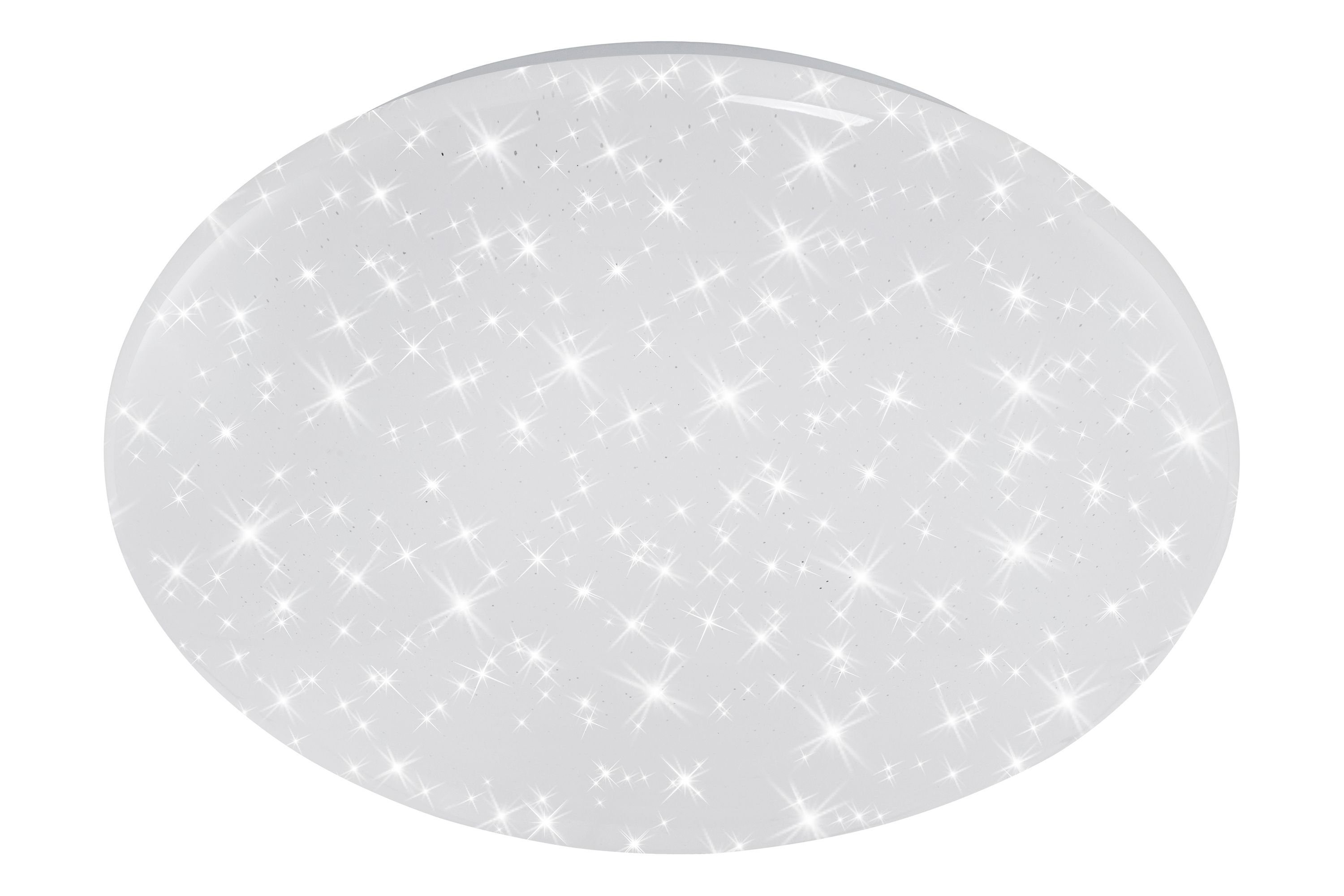 Briloner Leuchten LED Deckenleuchte 3401-016, LED fest verbaut, Warmweiß, weiß, LED, 5800 Lumen, Deckenlampe
