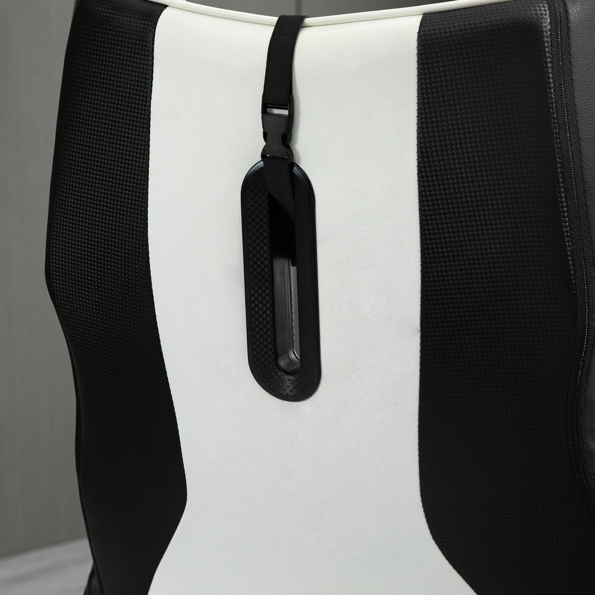 ergonomisch schwarz/weiß Vinsetto Schreibtischstuhl Stuhl Gaming | schwarz/weiß