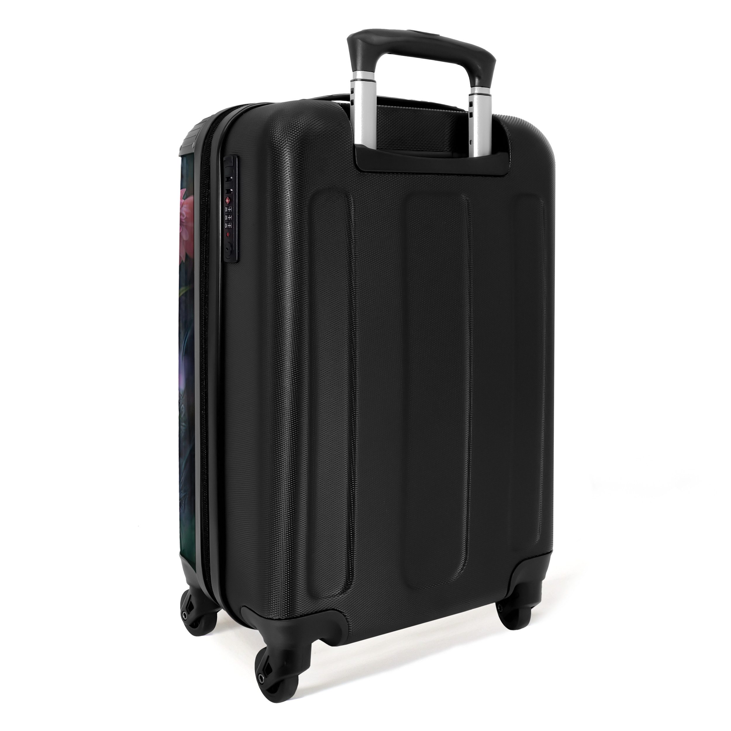 NoBoringSuitcases.com© Kinderkoffer Kätzchen - Blumen - Wald - Illustration - Katze 55x35x20cm, Reisetasche mit Rollen, Koffer Handgepäck Flugzeug – Bild 3 von 5