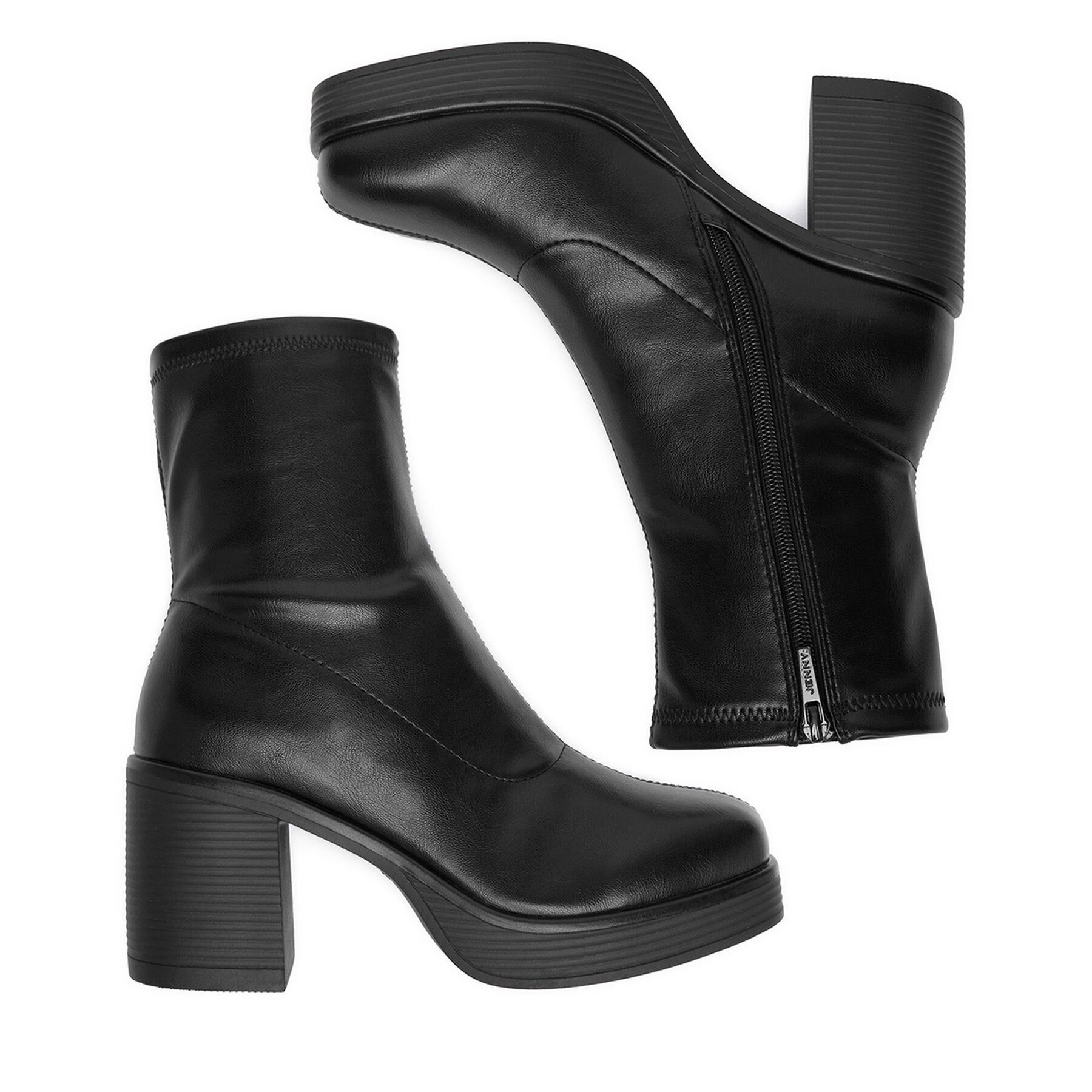 Jenny Jenny Damen Stiefeletten 5907964379812 Schwarz Stiefel – Bild 3 von 4