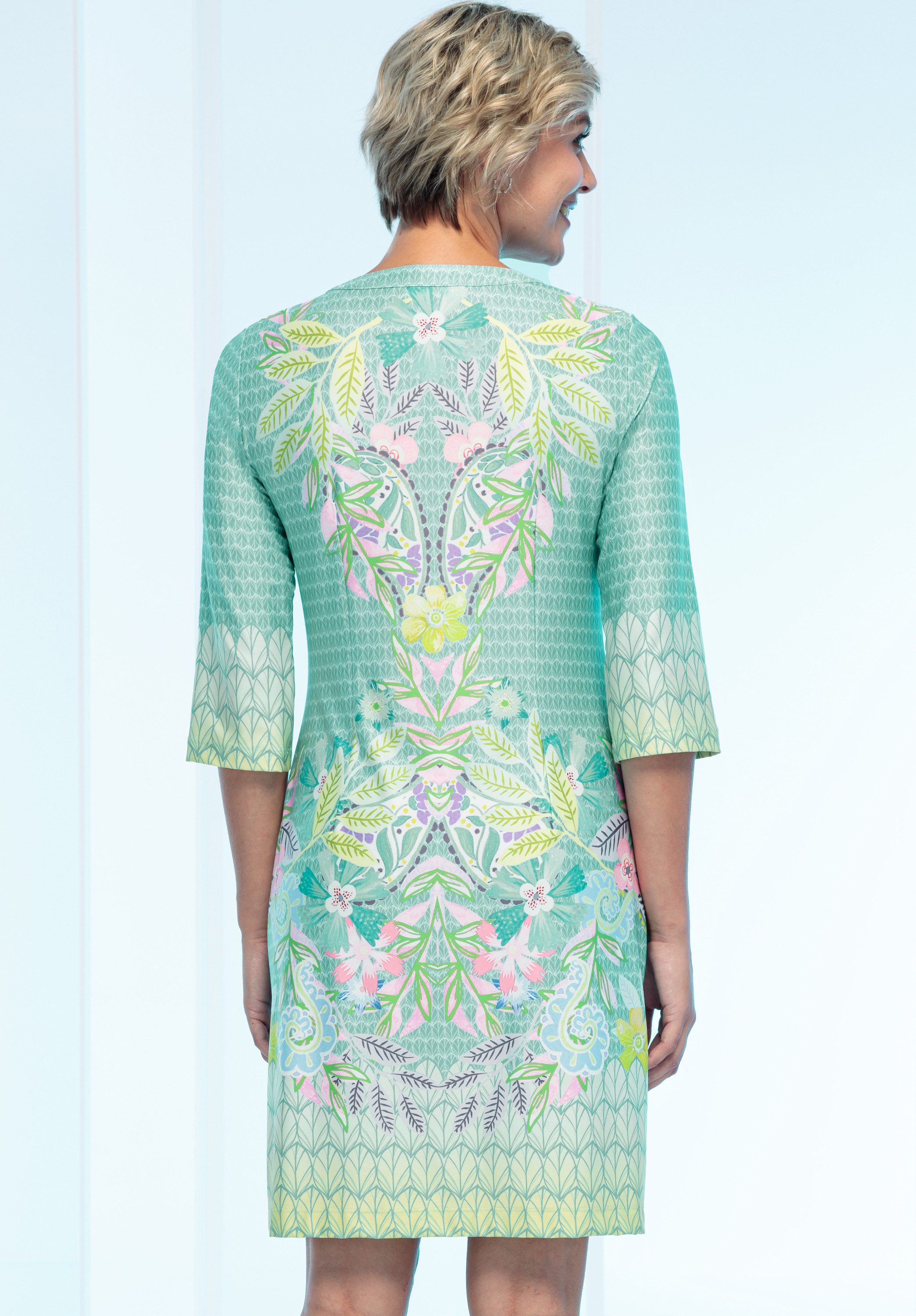 bianca Druckkleid DANILO mit modernem Allover-Print in Trendfarbe