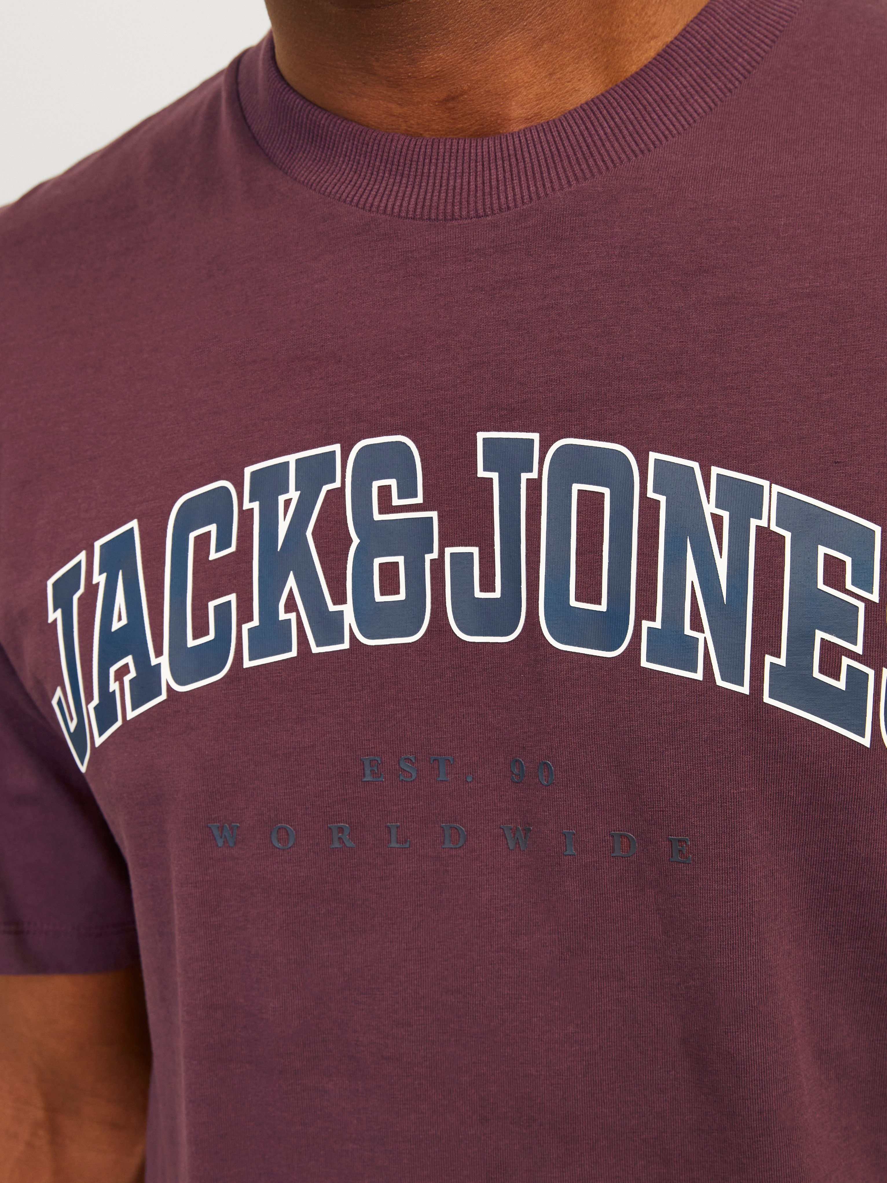 Jack & Jones Rundhalsshirt JJECALEB VARSITY günstig online kaufen