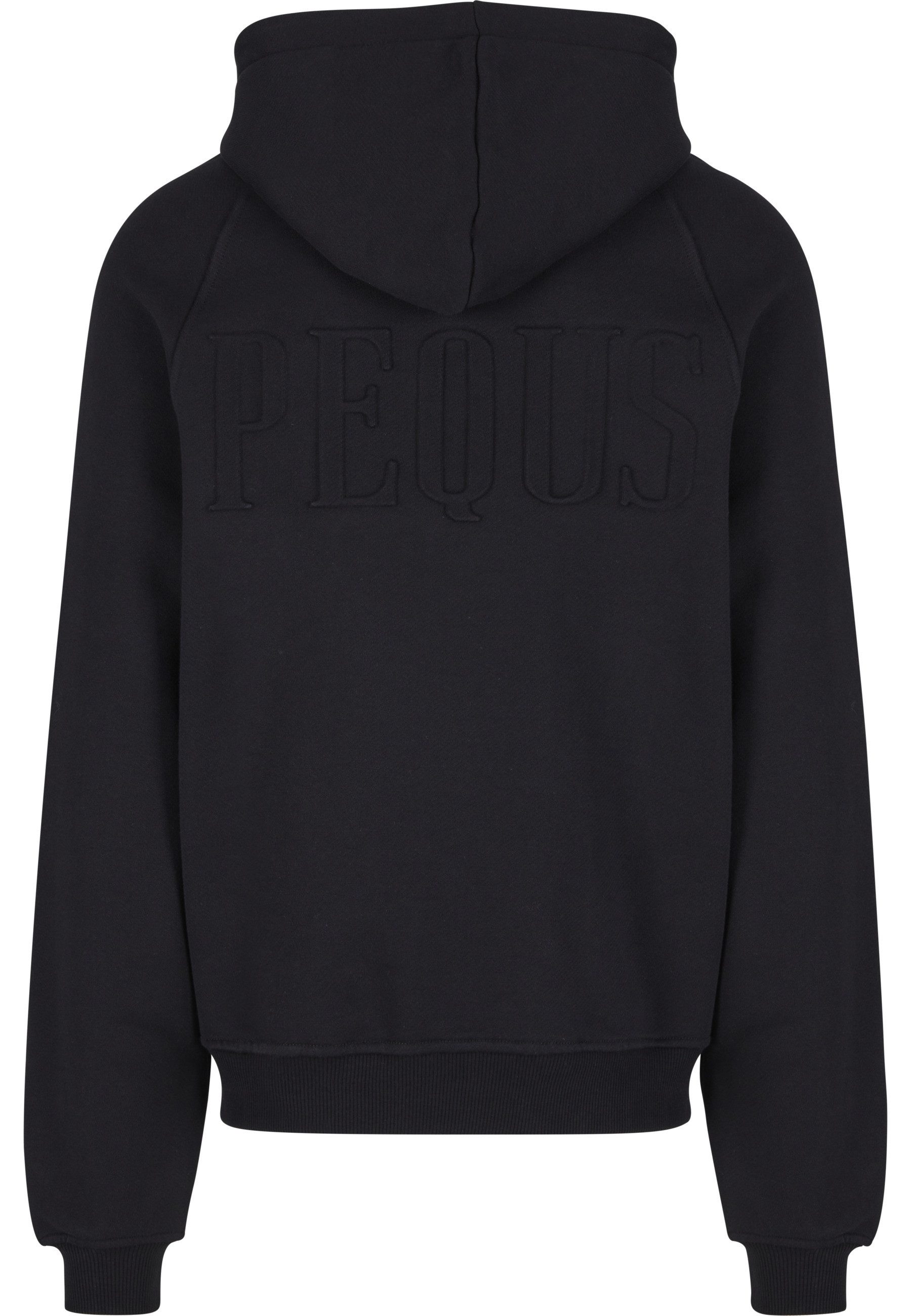 PEQUS Strickpullover PEQUS PEQUS Debossed Logo Zip-Cardigan (1-tlg)