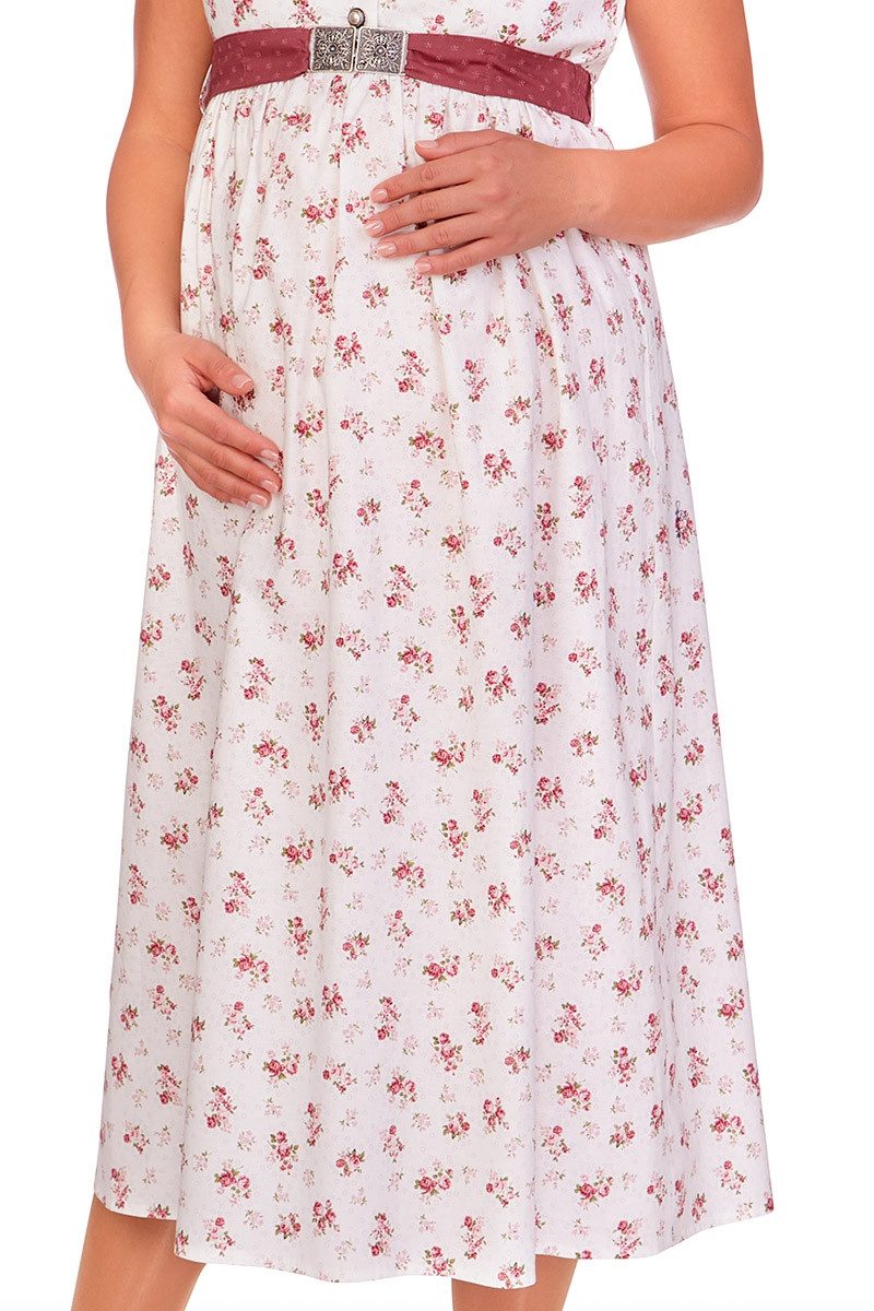 Berwin & Wolff Trachtenkleid Umstandsdirndl 2tlg. - FIJARA - creme/geblümt