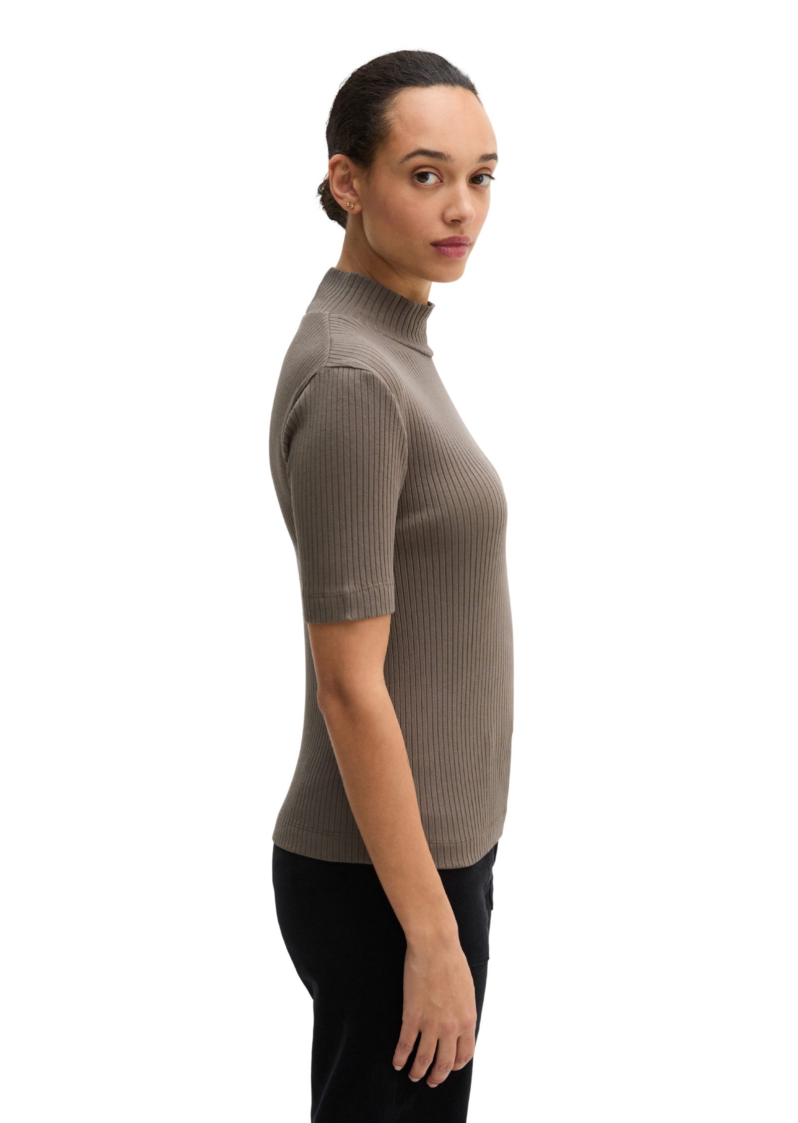 Marc O'Polo T-Shirt aus Bio-Baumwoll-Modal-Stretch-Jersey