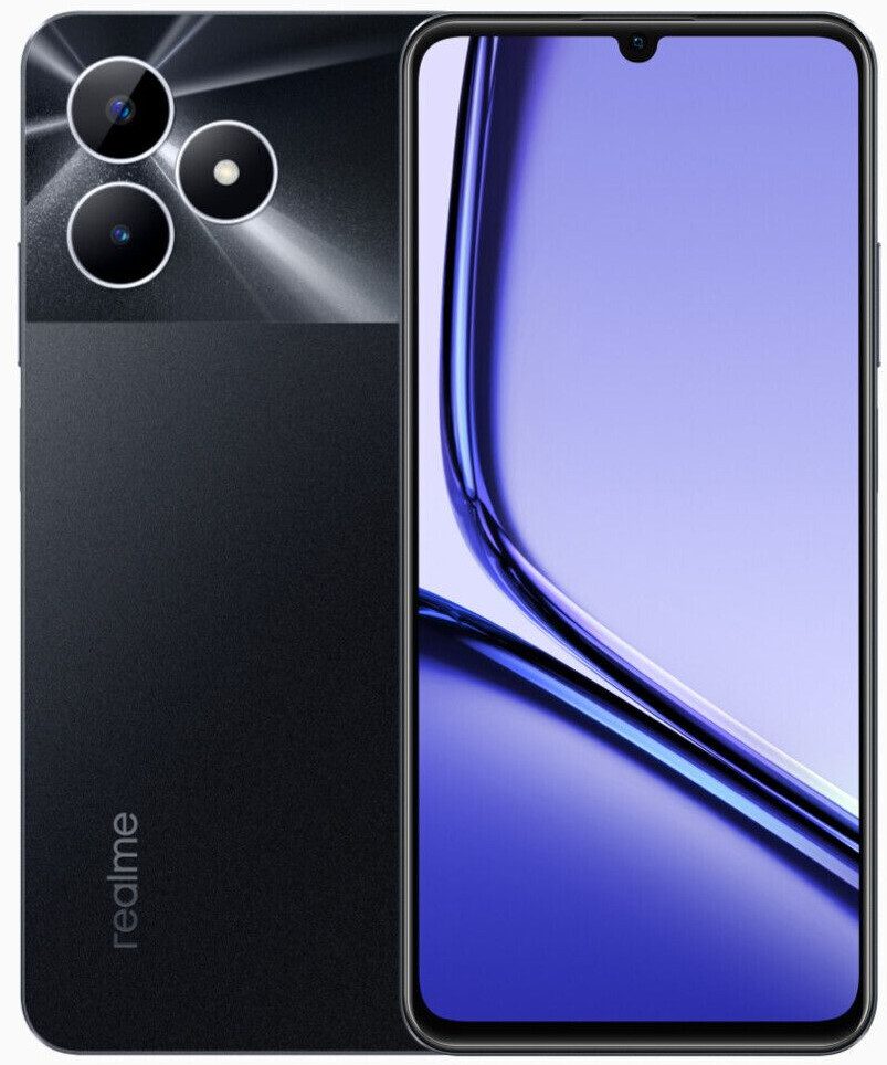 Realme REALME Note 50 DS 3GB RAM 64GB - Midnight Black EU Smartphone (17,01 cm/6.7 Zoll, 13 MP Kamera)