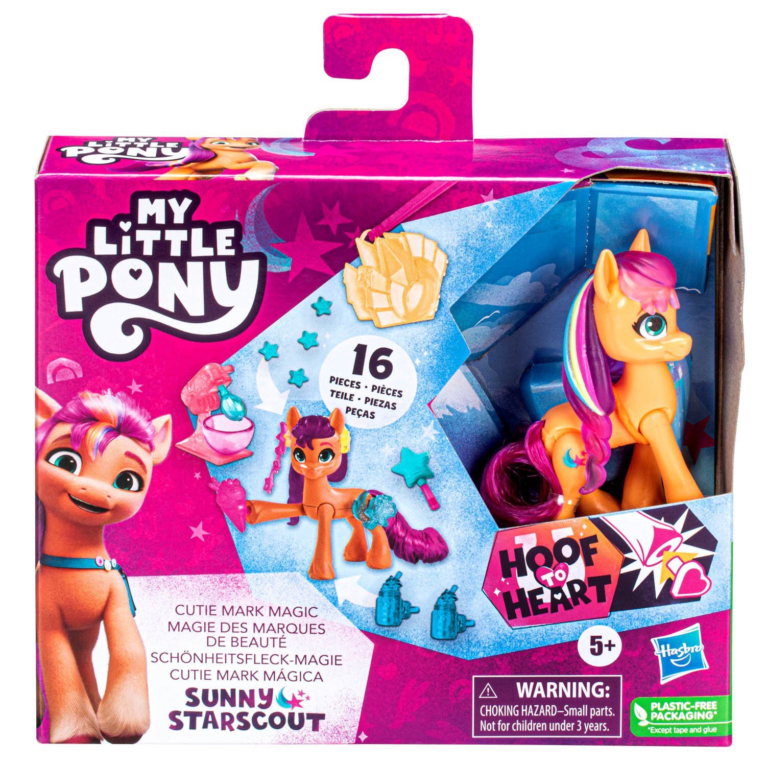 Hasbro Spielfigur Hasbro F38695L0; F52505L00 - MLP CUTIE MARK MAGIC SUNNY