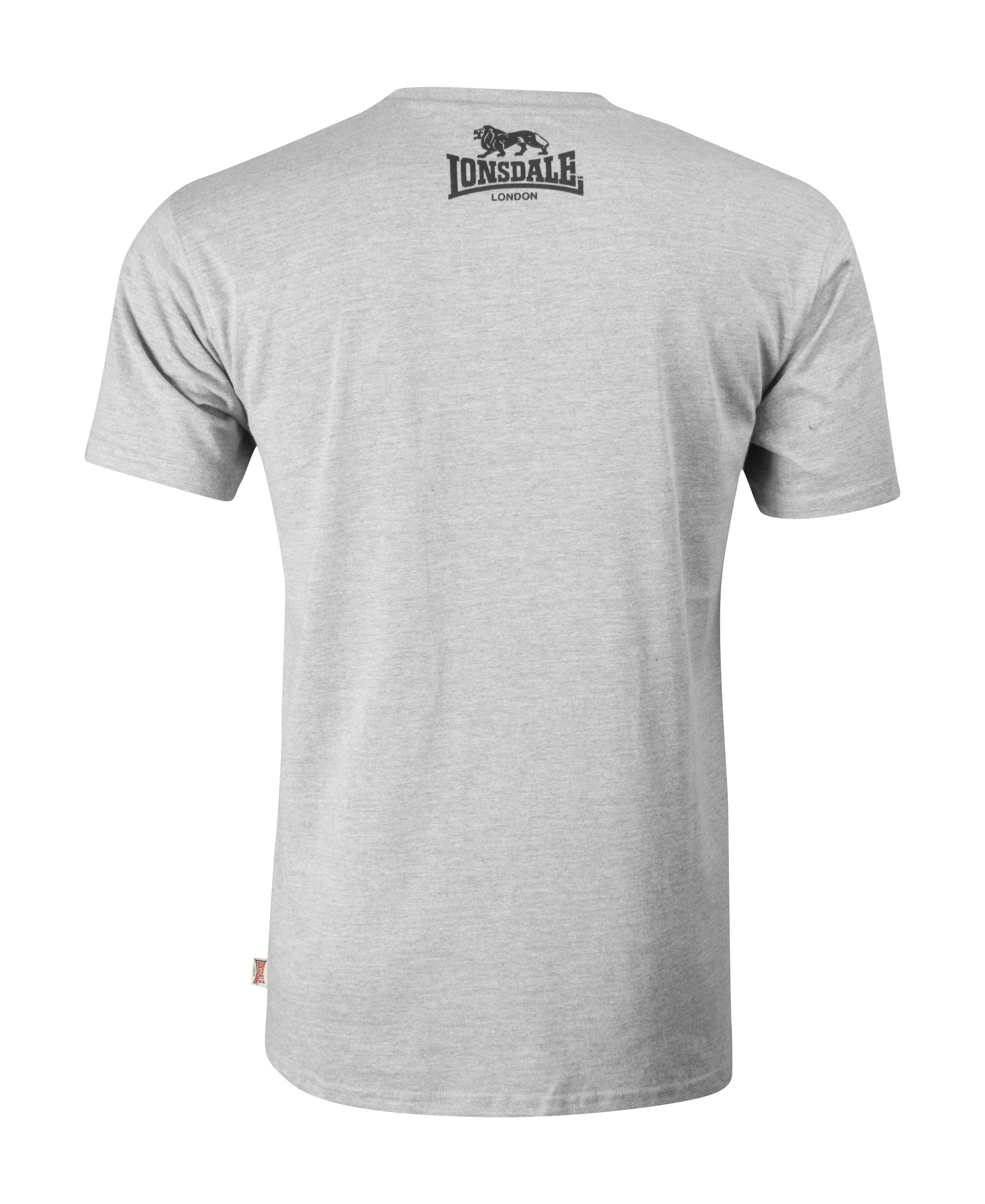 T-Shirt Logo (1-tlg) Lonsdale Lonsdale T-Shirt grau
