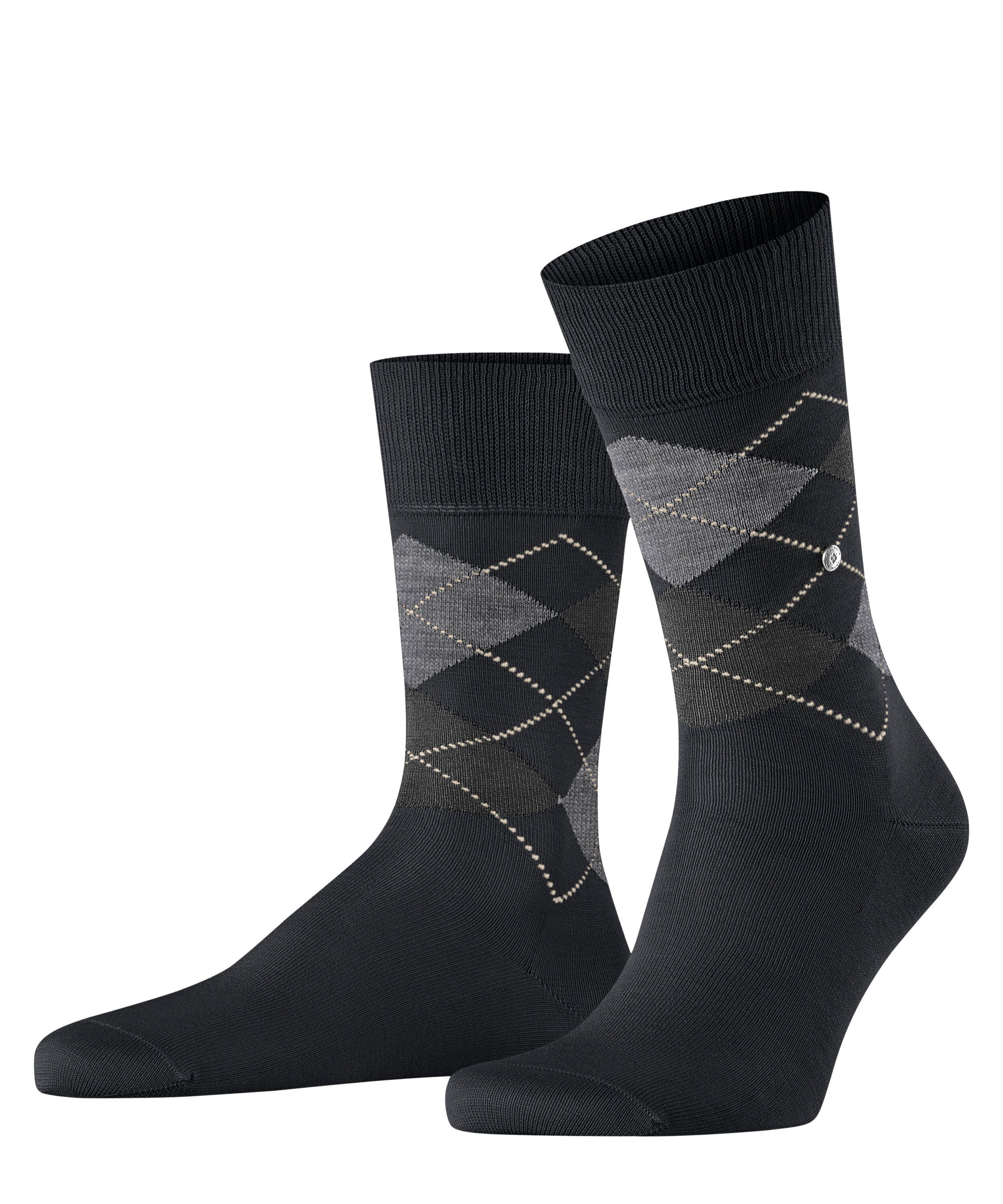 (3000) Burlington Socken Manchester (1-Paar) black