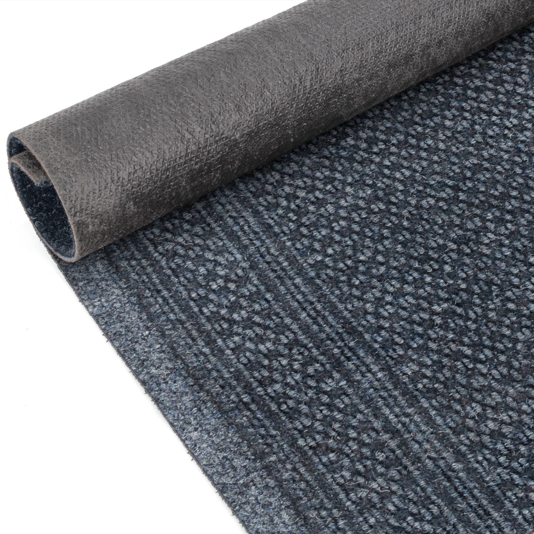 Läufer Flurläufer Fußmatte Textil Vorleger Läufer AZTEK Genarbt Robust Wasse, ANRO, Rechteckig, Höhe: 6 mm, Textil Grau