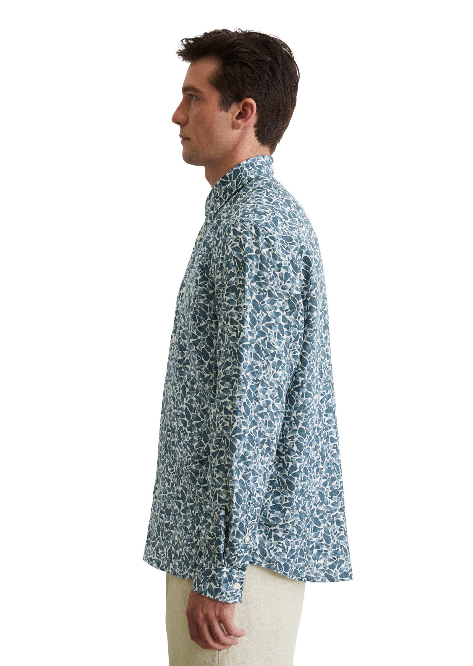 Marc O'Polo Langarmhemd aus reinem Leinen günstig online kaufen