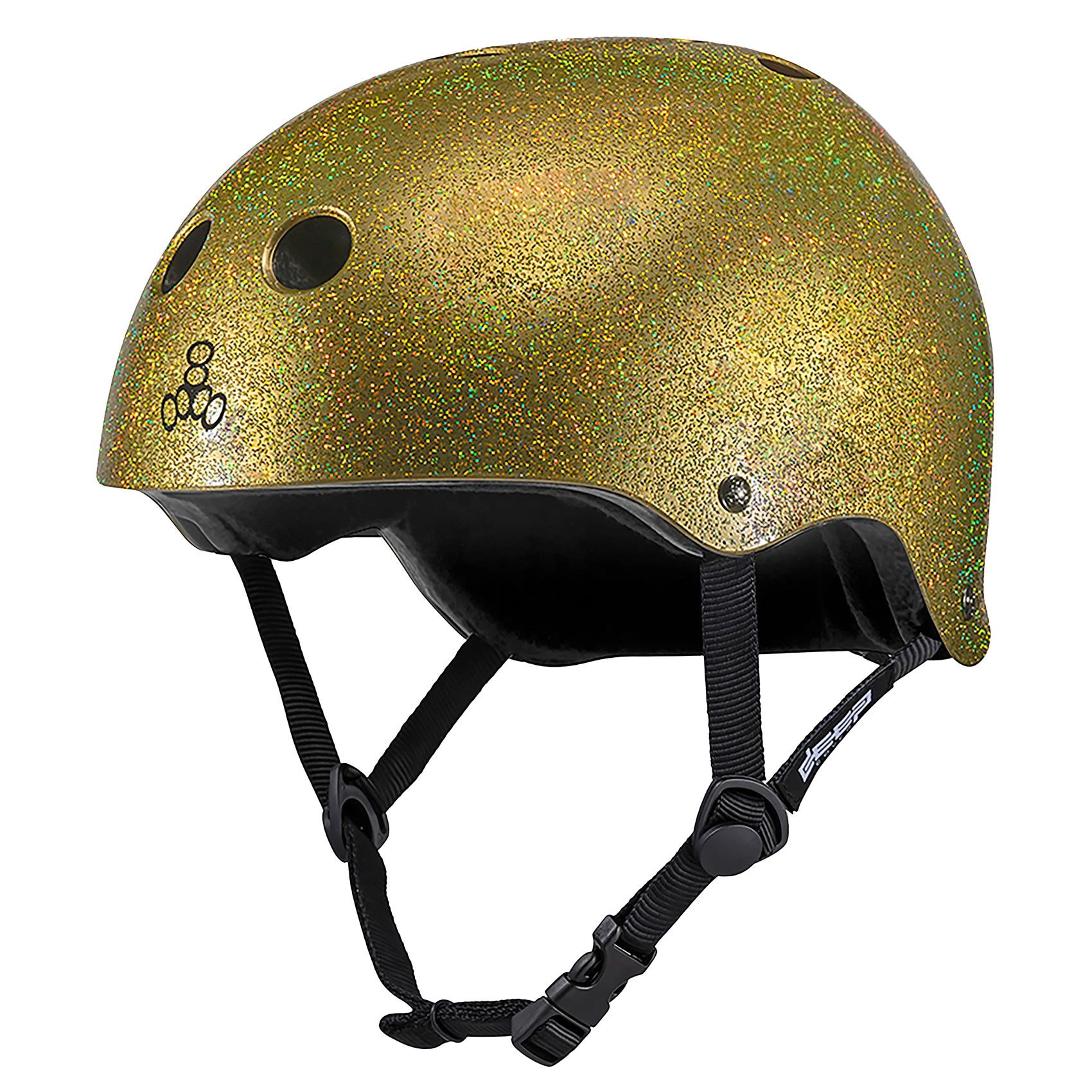 Triple 8 Allroundhelm Deep Cover - glitter Color Edition, für Kinder und Erwachsene