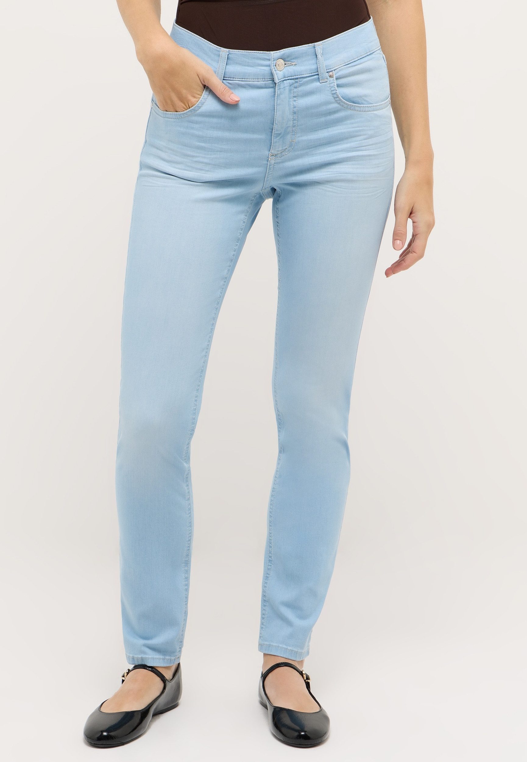 ANGELS Slim-fit-Jeans CICI - Jeans Damen - Damenhose - Slim Fit Jeans - Stretch