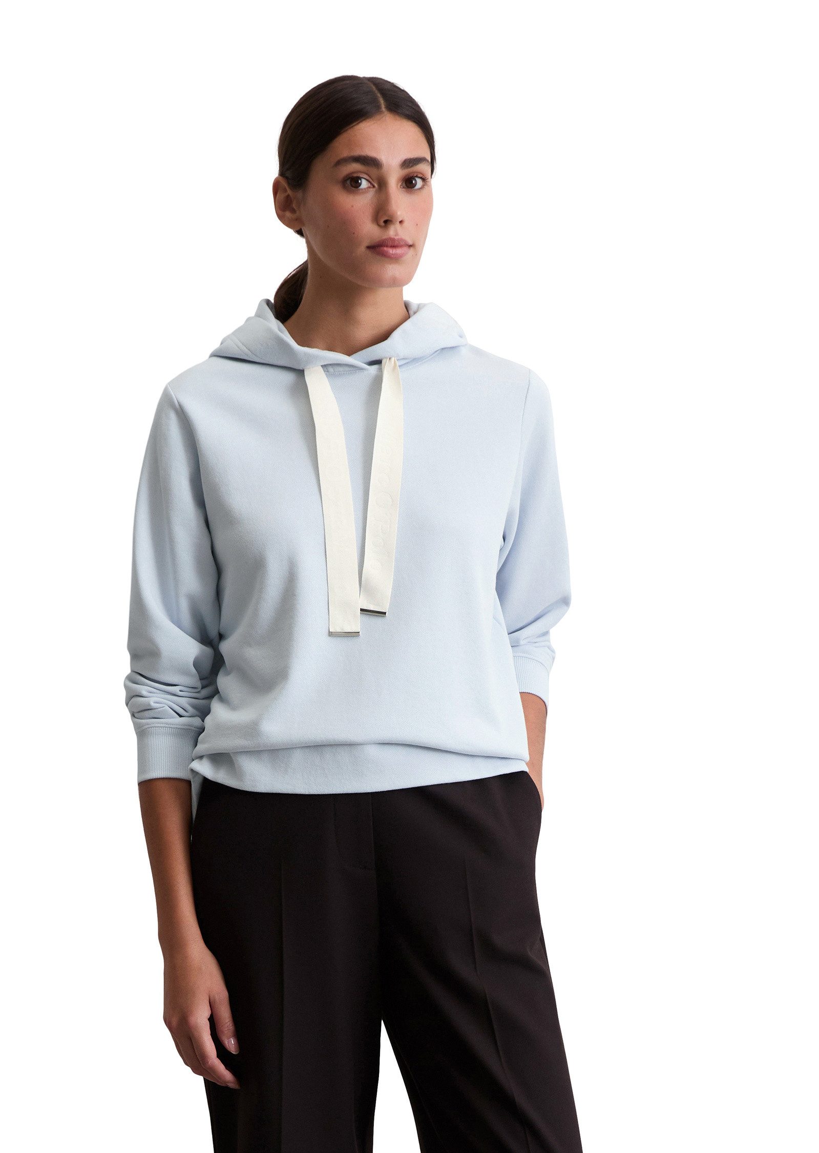 Marc O'Polo Sweatshirt mit gepeachter Oberfläche