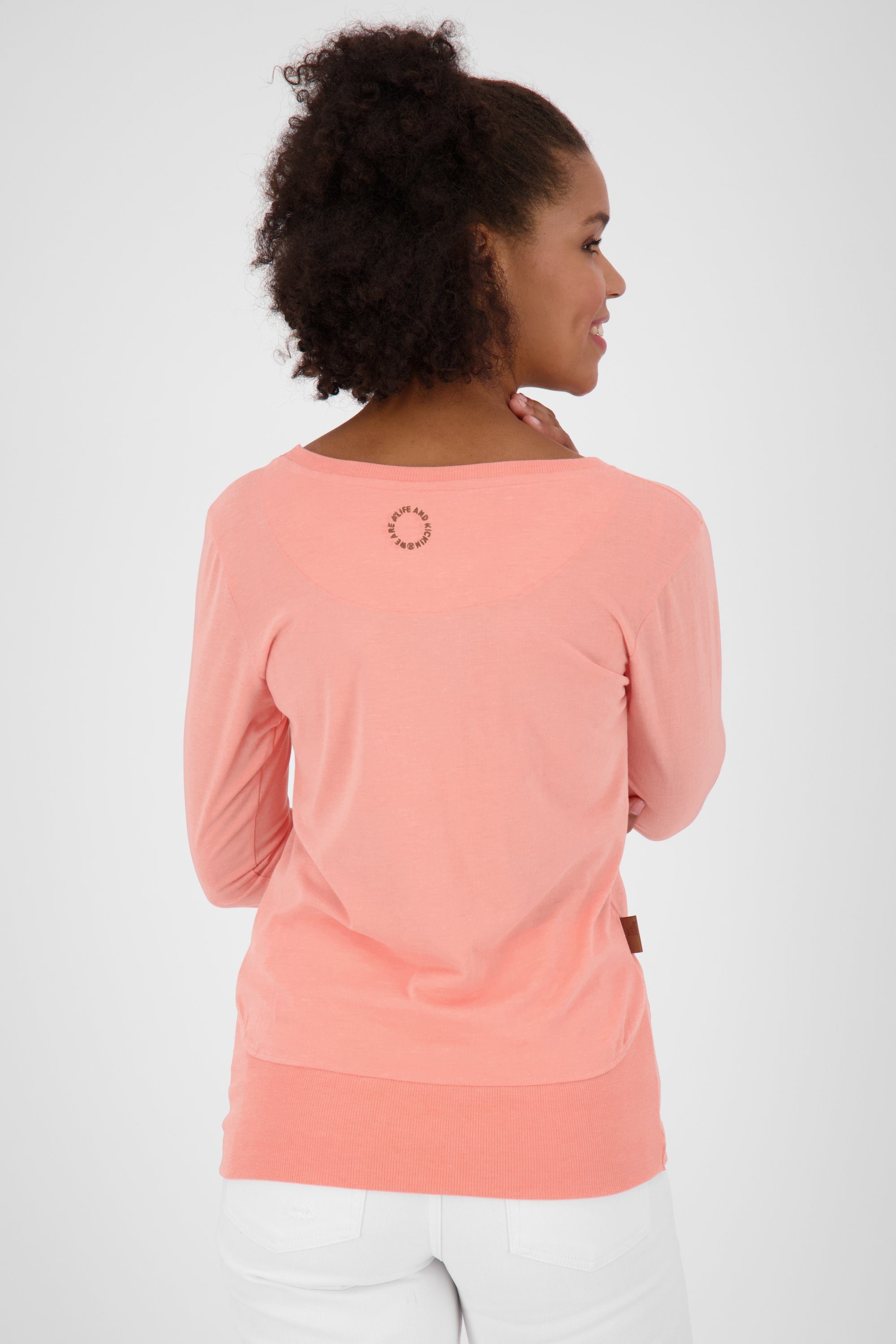 A Kickin Damen Alife Langarmshirt & CocoAK peach Longsleeve Langarmshirt Long