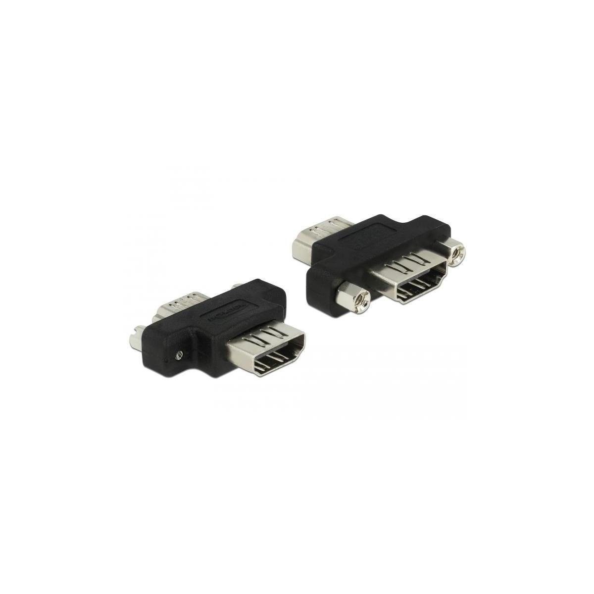 Delock Adapter HDMI-A Buchse > A Buchse Computer-Kabel, HDMI-A, HDMI