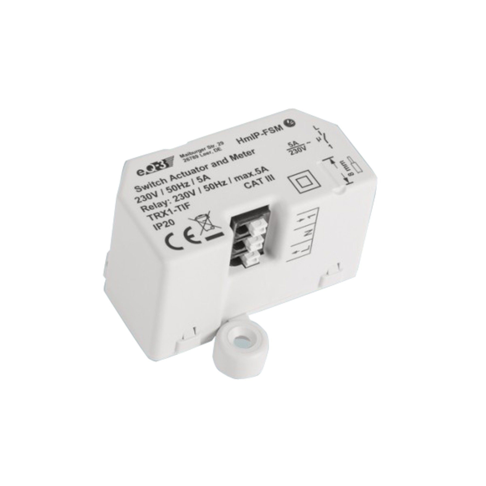 Homematic IP Relais-Modul Homematic IP Schalt-Mess-Aktor für Unterputz