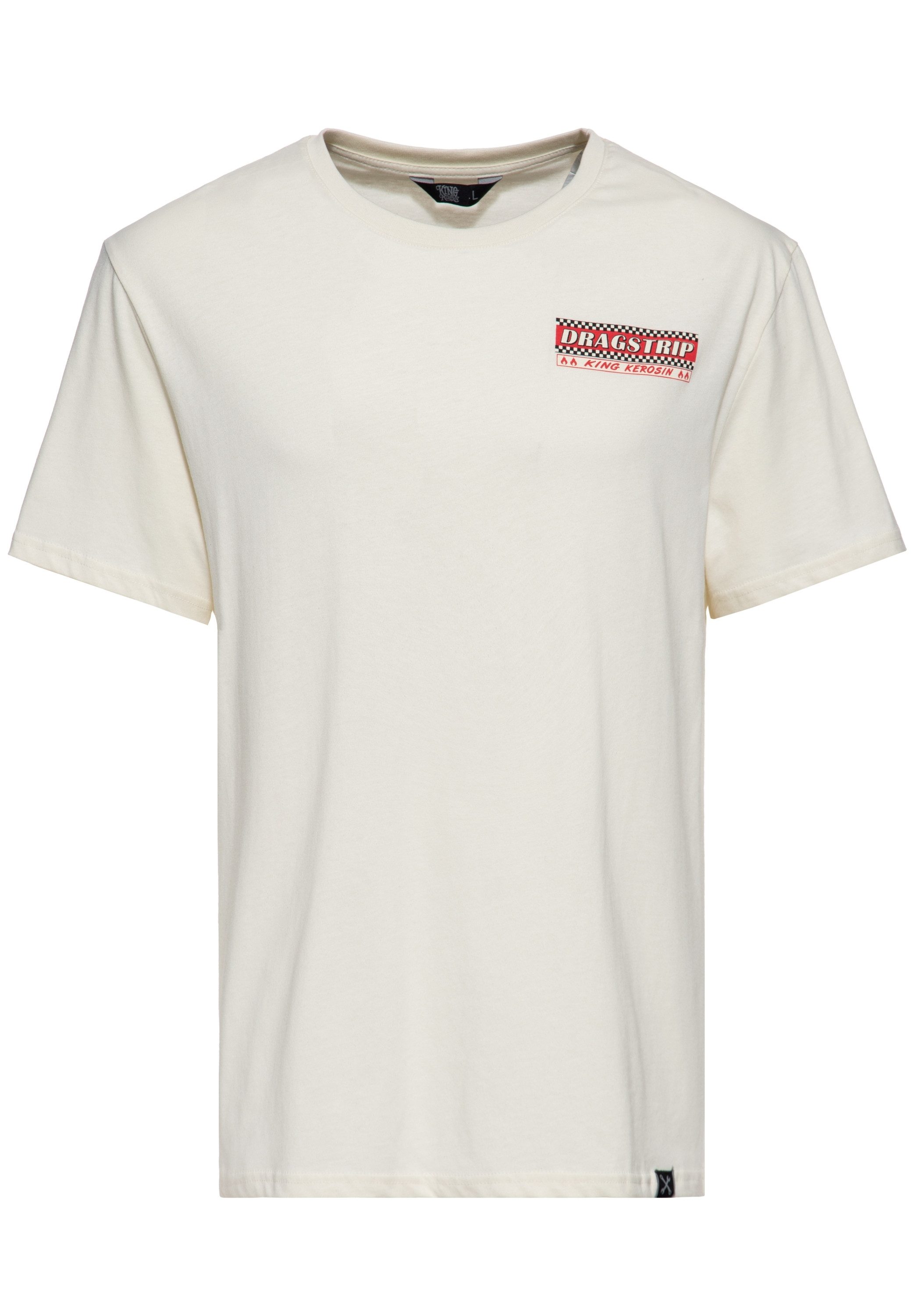 KingKerosin Print-Shirt Dragstrip (1-tlg) mit Rückenprint