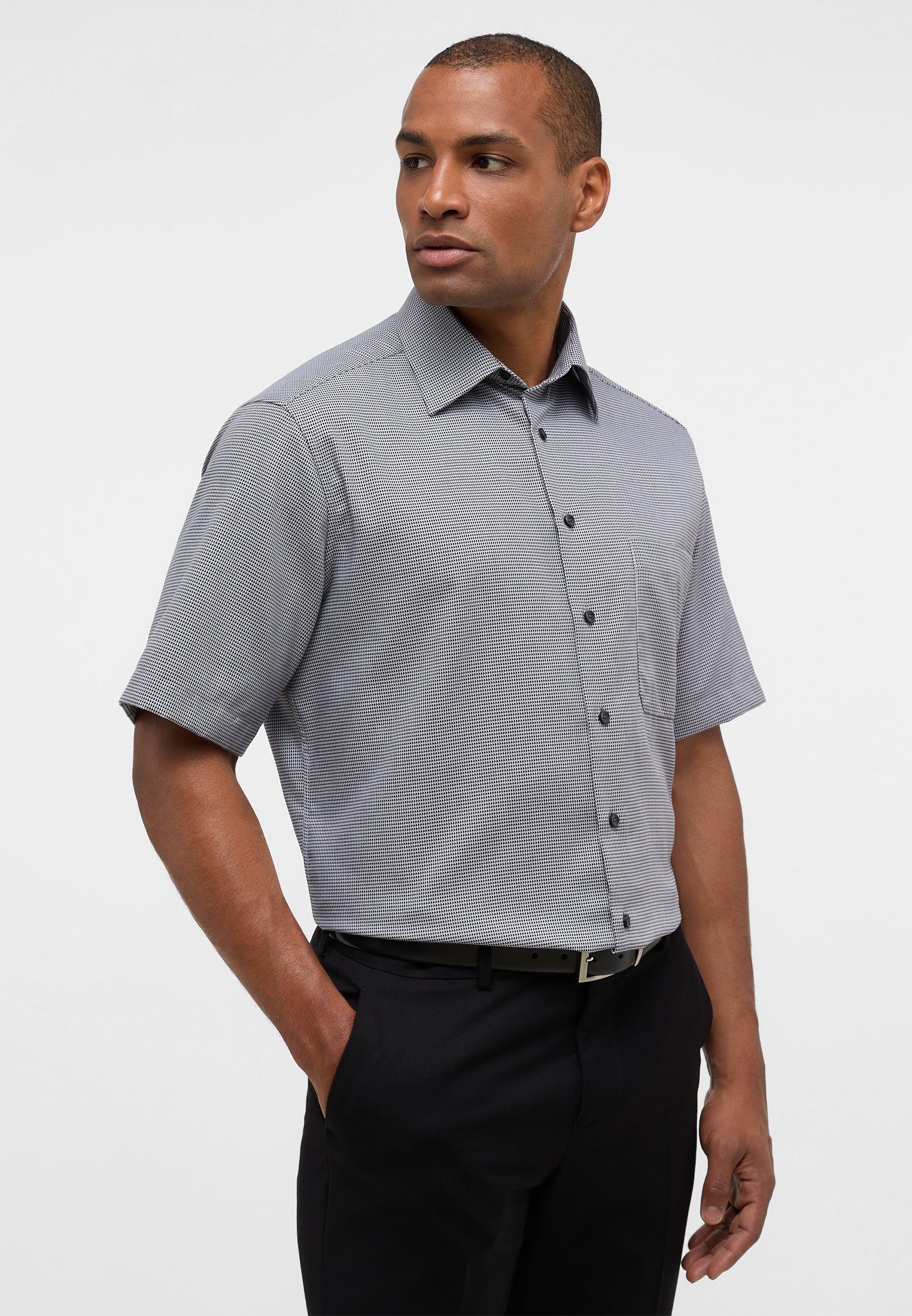 Eterna Kurzarmhemd COMFORT FIT günstig online kaufen