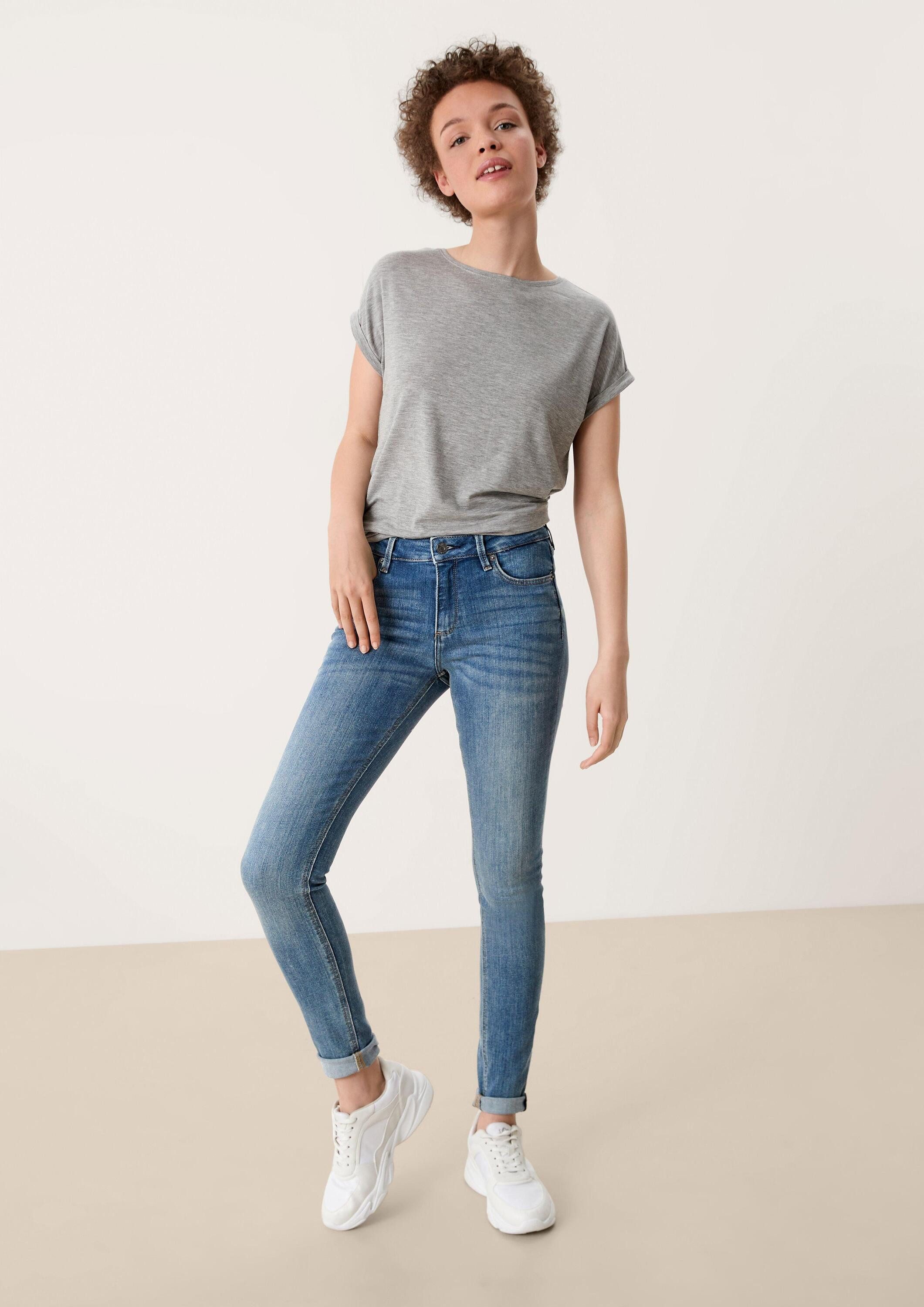QS Skinny-fit-Jeans Jeans-Hose SADIE Jeans Sadie / Skinny Fit / Mid Rise / günstig online kaufen