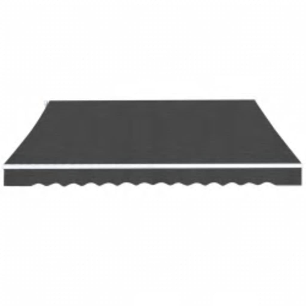 vidaXL Gelenkarmmarkise Terrassenmarkise 600 cm Anthrazit