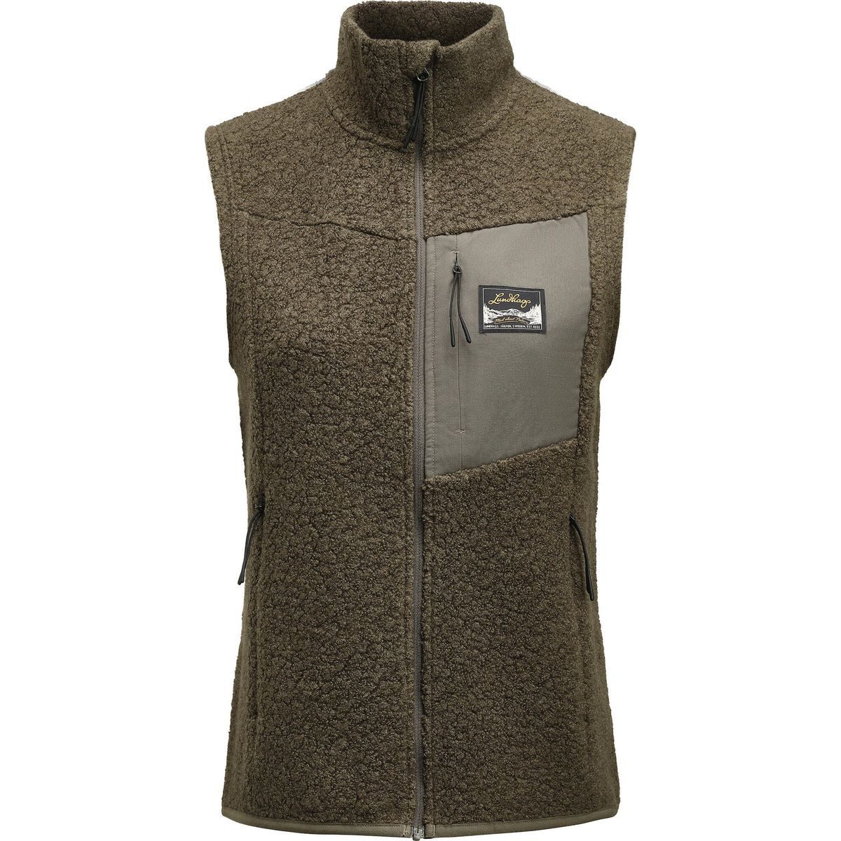 Lundhags Funktionsweste Flok Wool Pile Vest W Ideal für Outdoor-Aktivitäten, bietet diese Weste Komfort