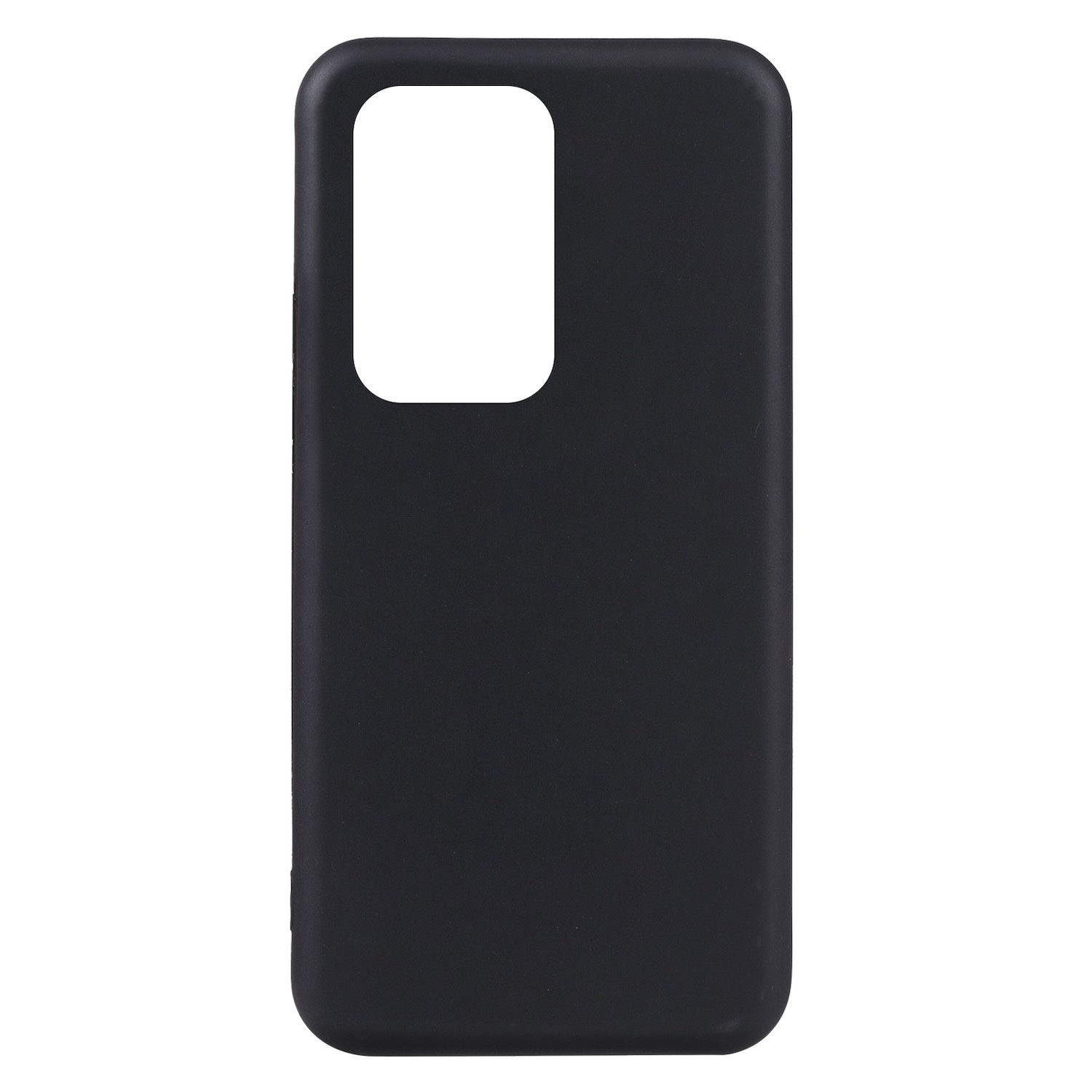 Wigento Handyhülle Für Honor 200 Lite Silikon TPU Schutz Hülle Cover Case dünn Schwarz