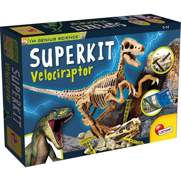 Lisciani Lernspielzeug I´m Genius Science Superkit Velociraptor