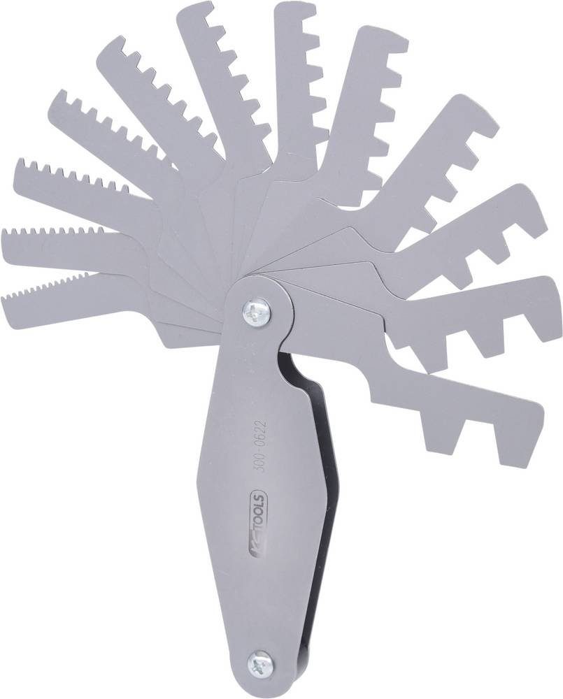 KS Tools 300.0622 Trapez-Gewindestahllehre, für 30° Gewinde, 2-12mm KS Tools 300.0622 Trapez-Gewindestahllehre, für 30° Gewinde, 2-12mm