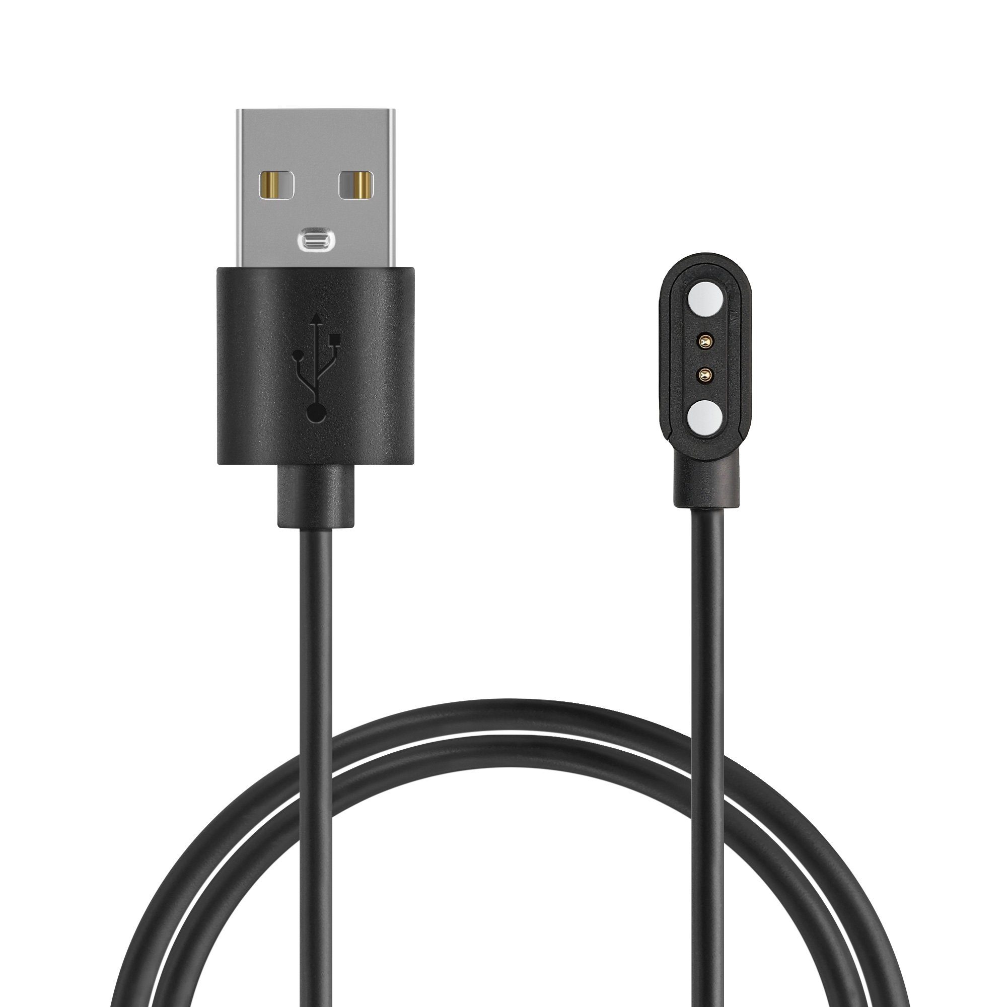 kwmobile Smartwatch Ladekabel für Blackview X1 (Number B00101) / X2 Smartwatch Smartphone-Ladegerät (1-tlg., USB Ladekabel für Smartwatch Aufladekabel - Fitnesstracker Ersatzkabel)