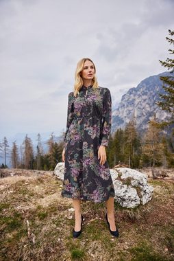 Luis Steindl Midikleid Kleid mit Waldmotiv