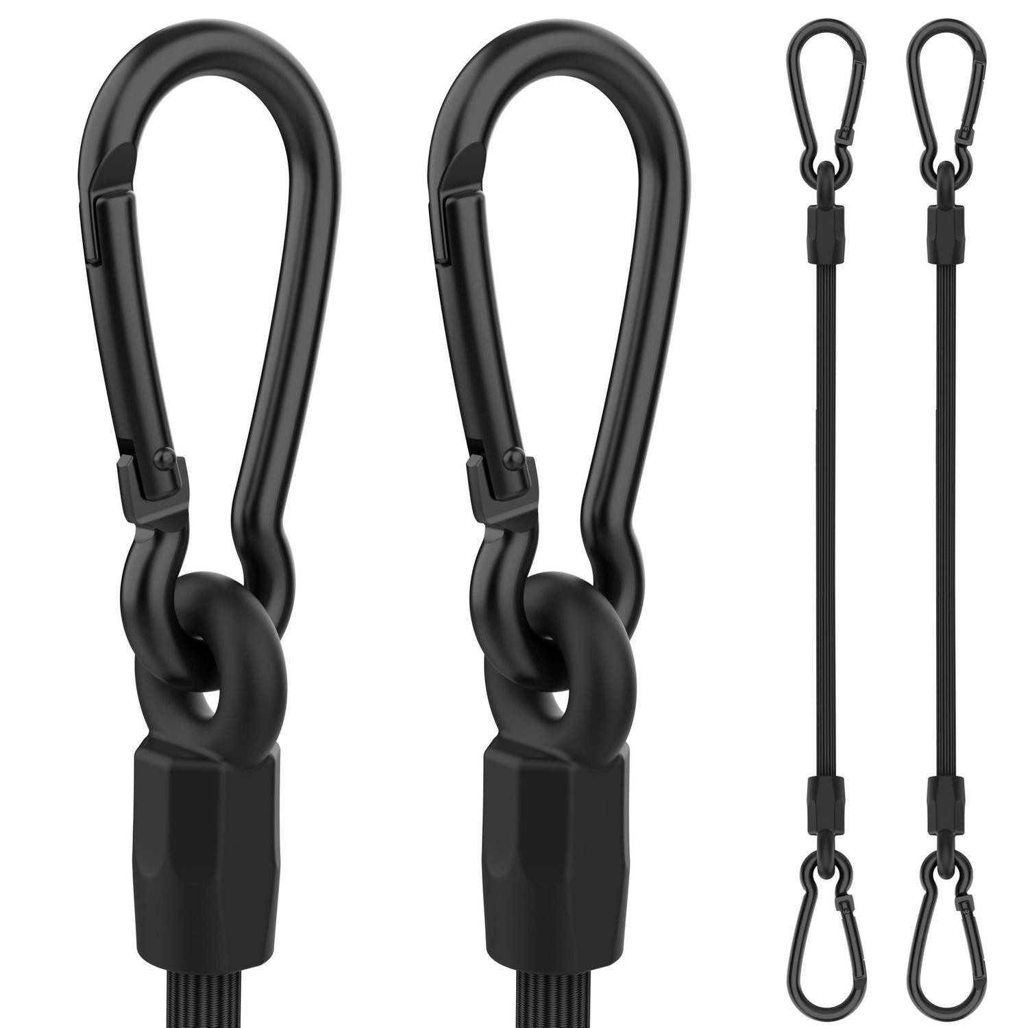LuxusKollektion Spanngurt Spanngummi Karabiner Expander Latex Fahrrad Ladung 30cm-4 Stück-Neu