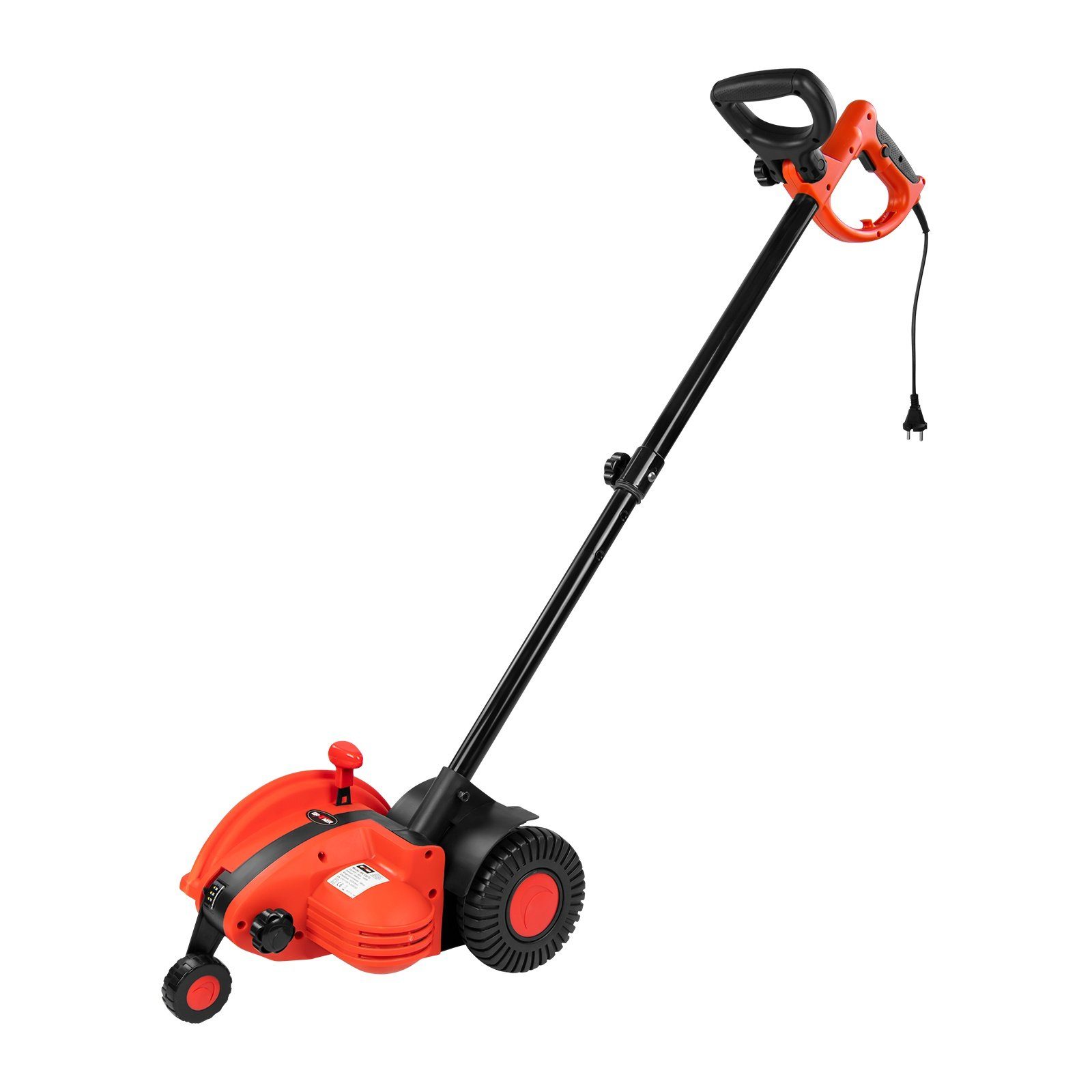 Grafner Elektro-Rasentrimmer 2in1 Rasenkantenschneider und Fugenbürste RK10874, 19 cm Arbeitsbreite Messer, Teleskopstange 3-fach einstellbare Schnitttiefe Kabelzugentlastung